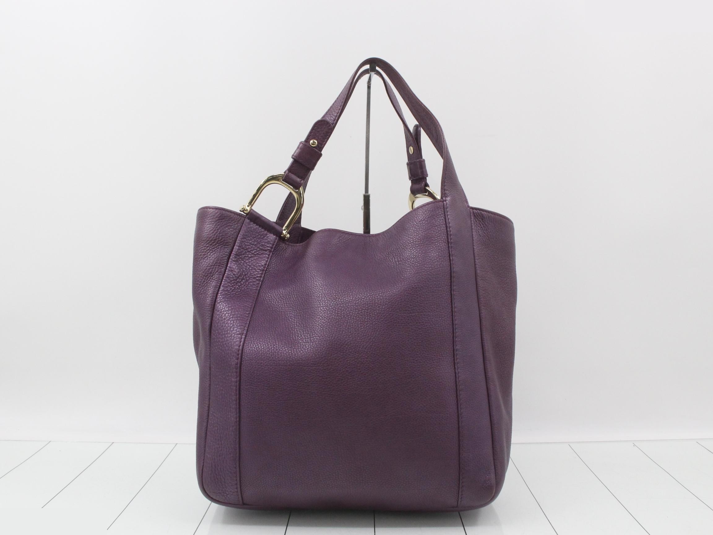 Horsebit Leather Tote Bag — view 2