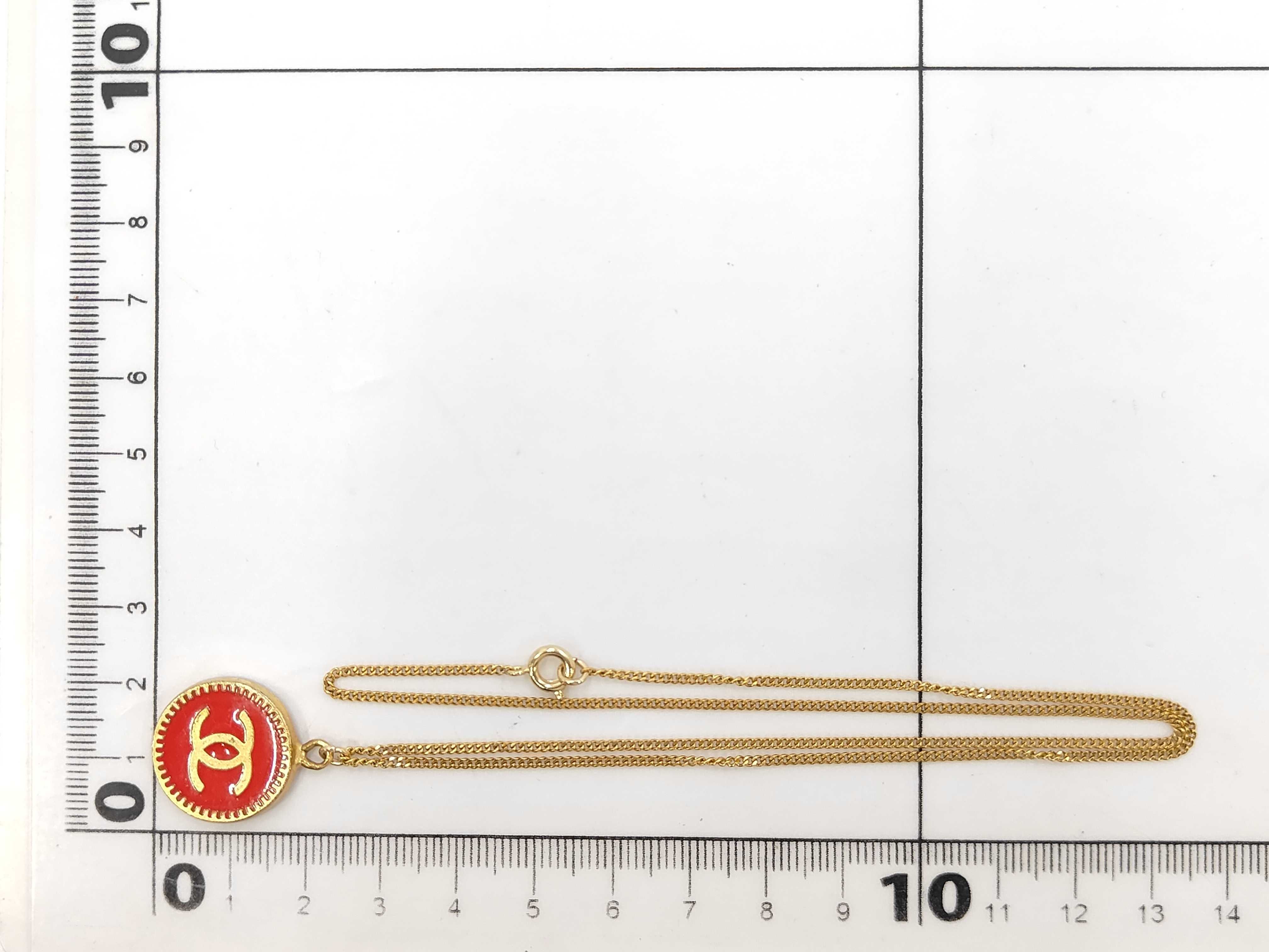 Coin Motif Coco Mark Necklace (with embellishment) 01P — view 7