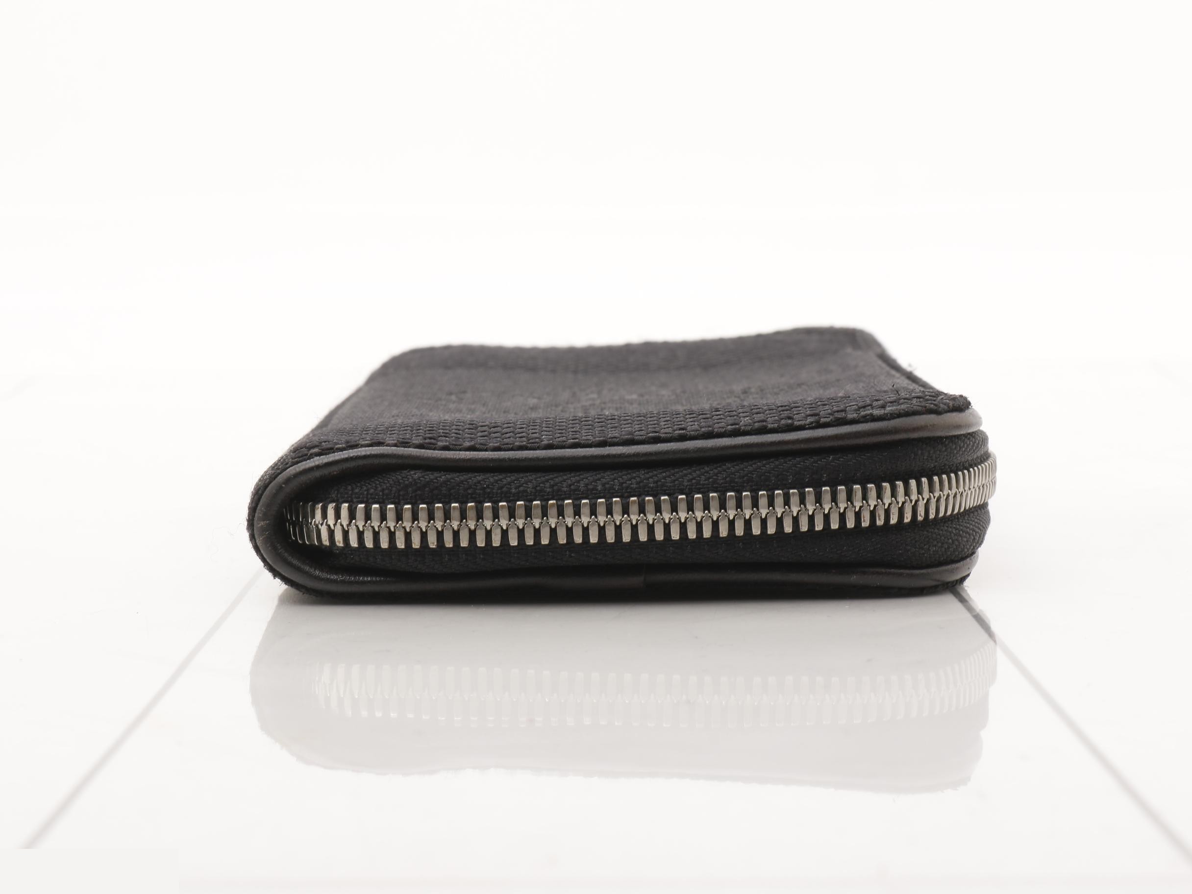 Portefeuille Long Zippe Noir Long Wallet — view 3