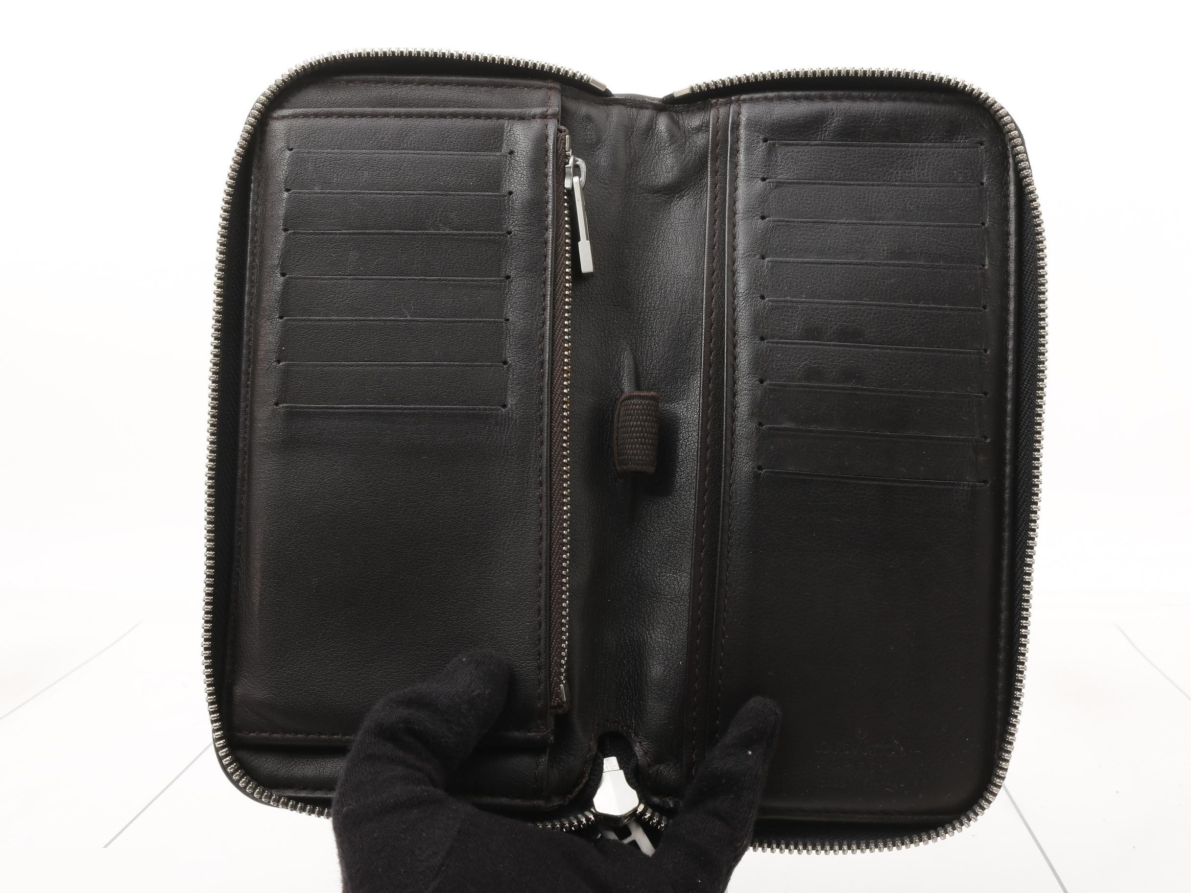 Portefeuille Long Zippe Noir Long Wallet — view 4