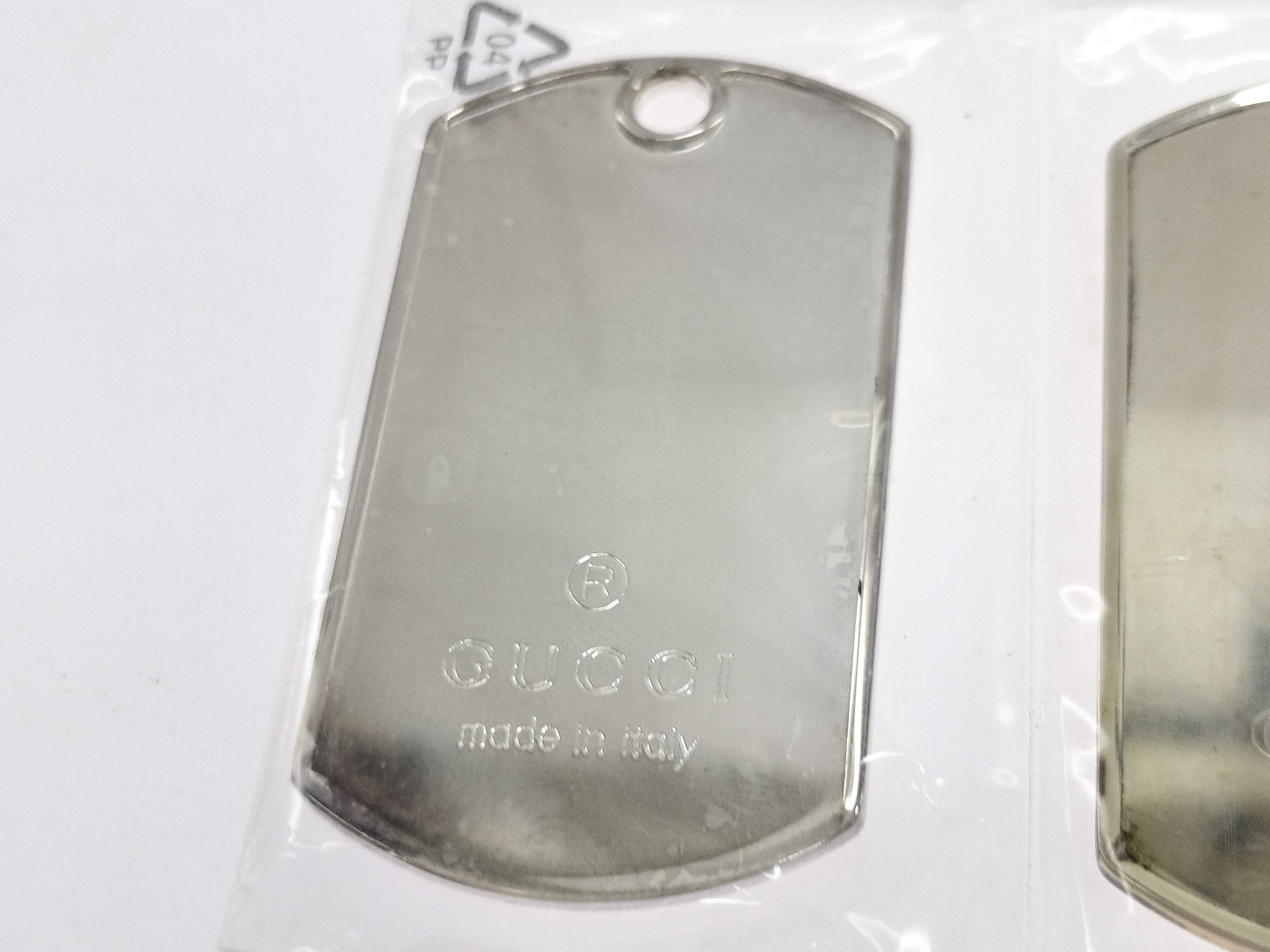 Dog Tag Plate Necklace, SV925, 53g (VO7868) — view 4