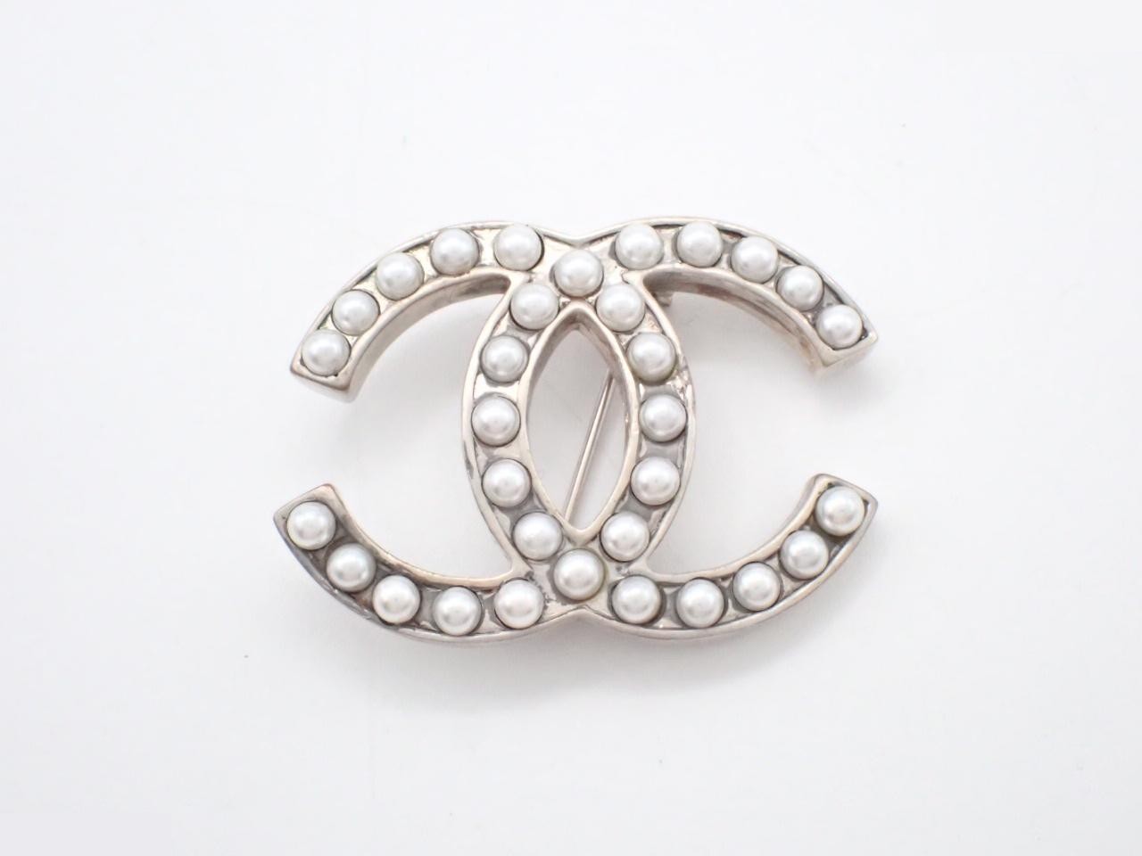 Other Line Precious Metal Coco Mark Silver Brooch