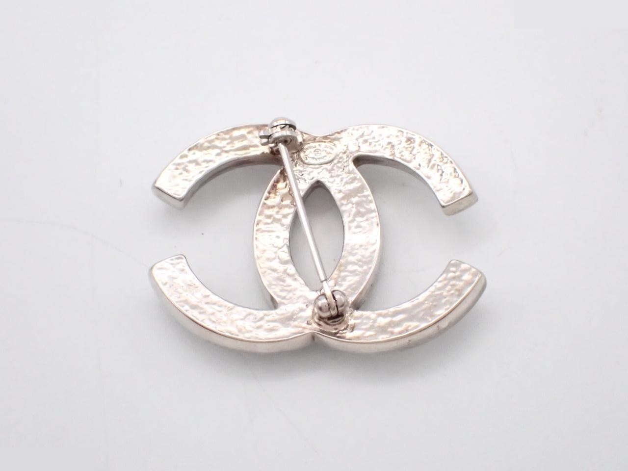 Other Line Precious Metal Coco Mark Silver Brooch — view 2
