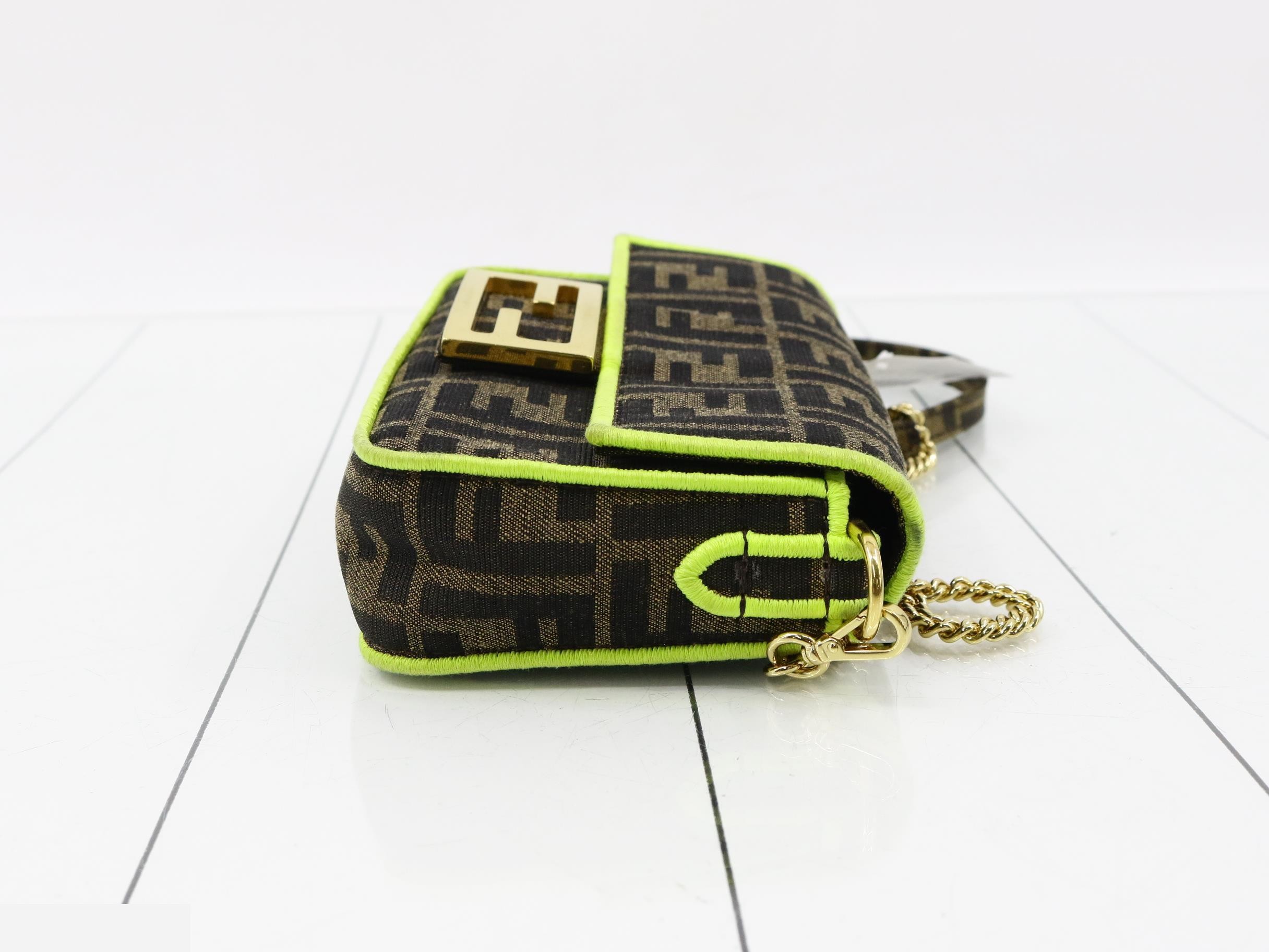 Bucket Zucca Canvas 2-Way Chain Shoulder Bag — view 3