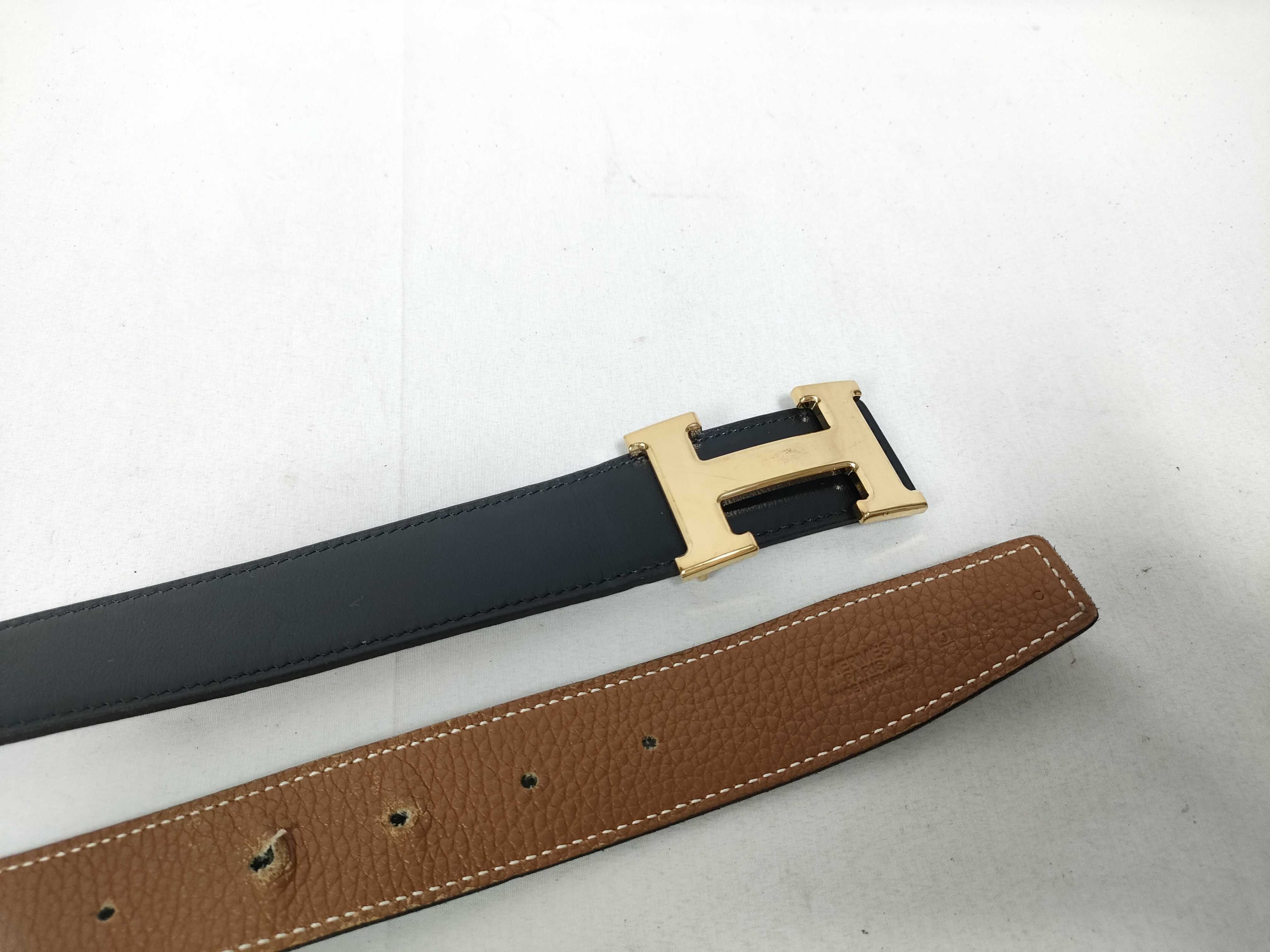 Constance H Belt 85 J Gold Hardware Belt — view 2