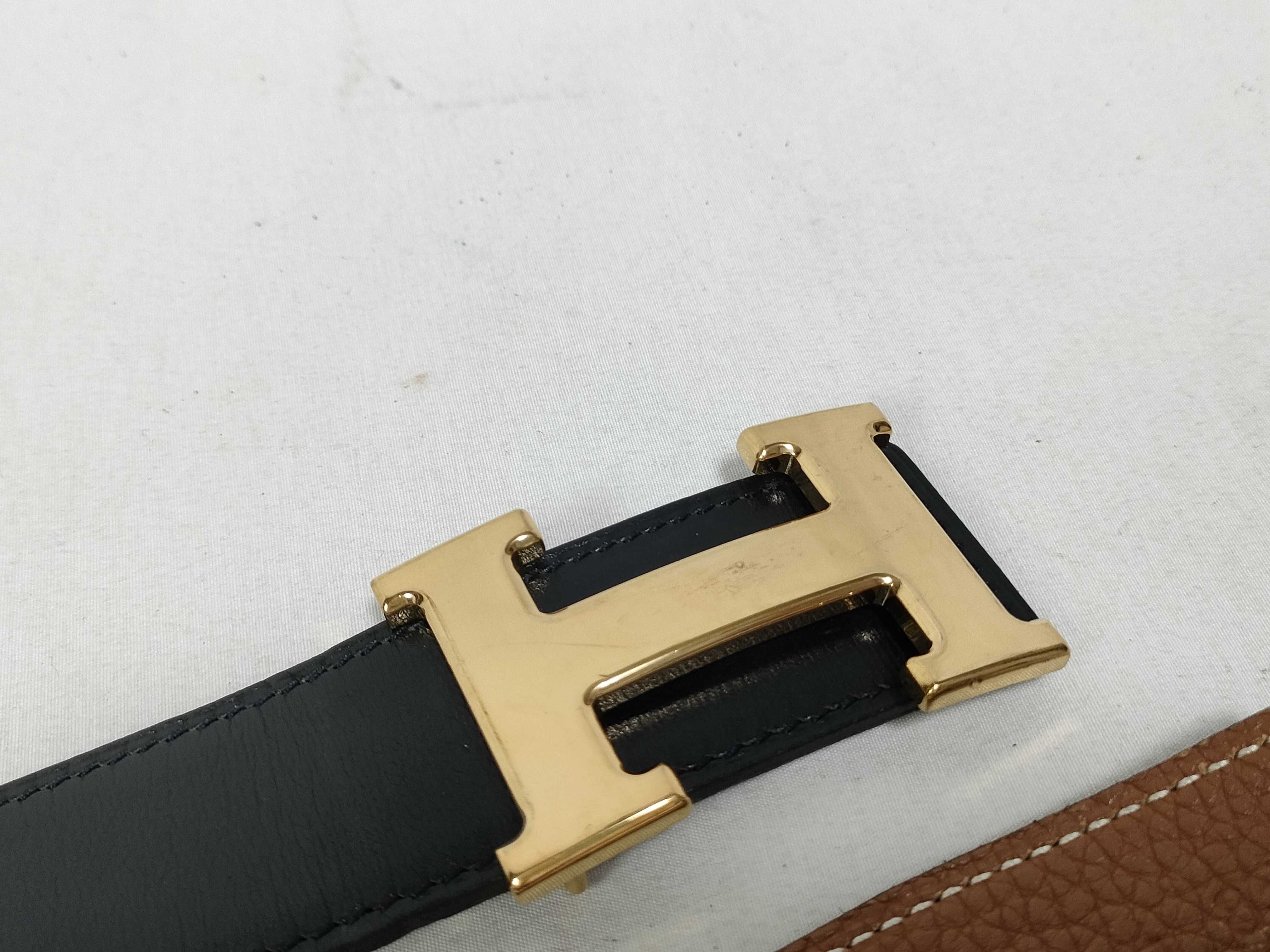 Constance H Belt 85 J Gold Hardware Belt — view 3