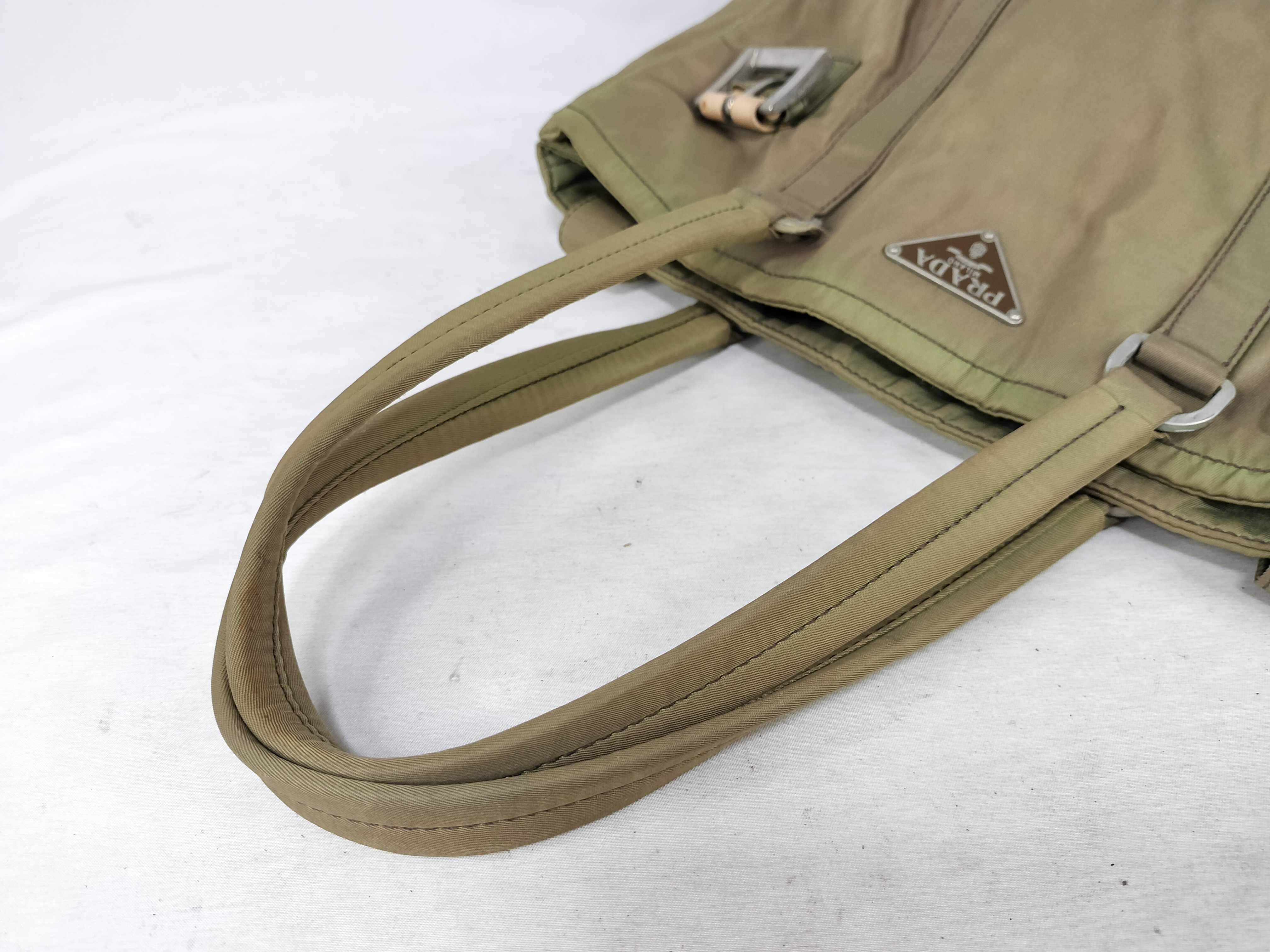 Nylon Tote Bag, Khaki Tote Bag — view 3