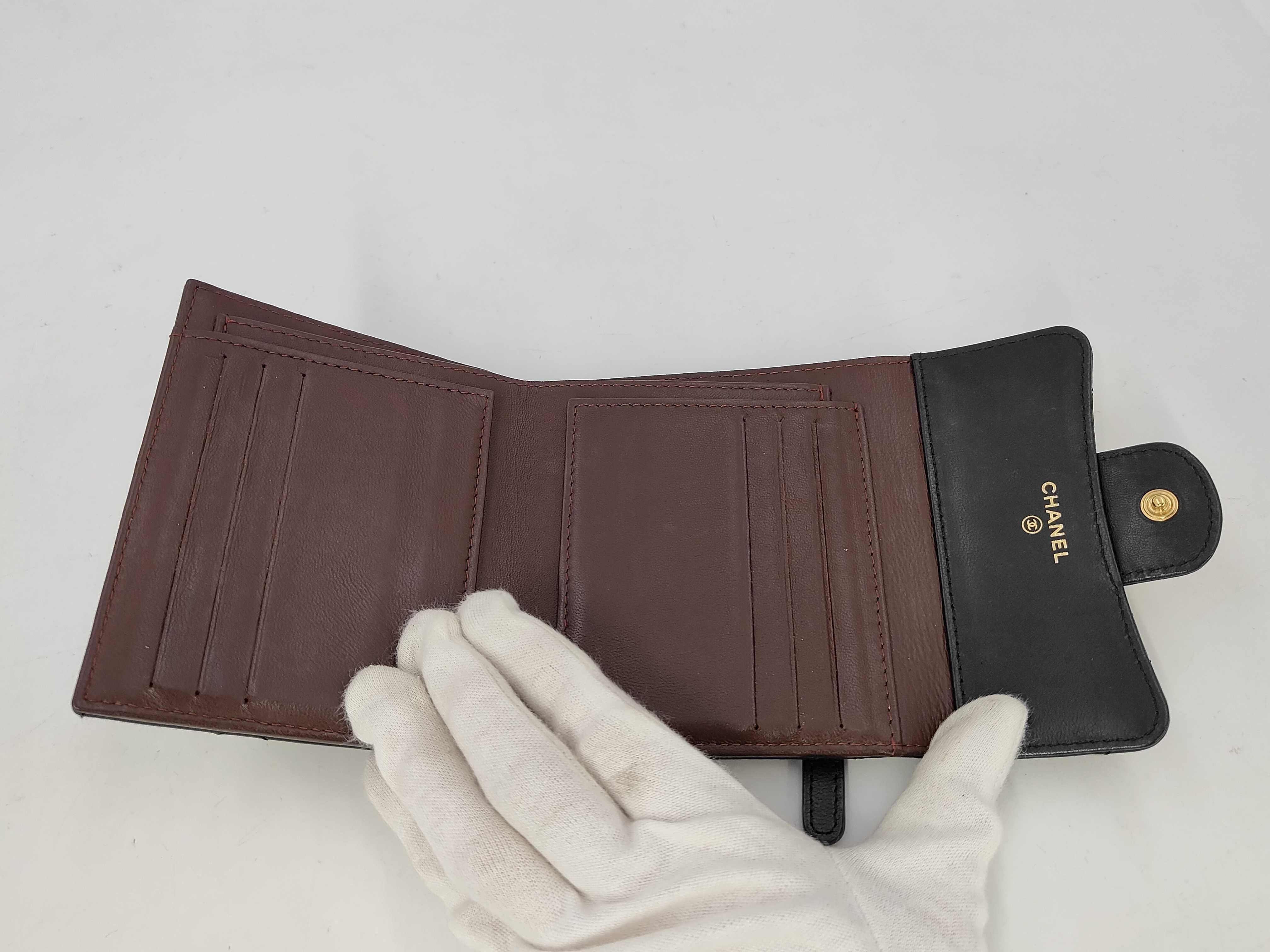 Matelassé Wallet, Black — view 6