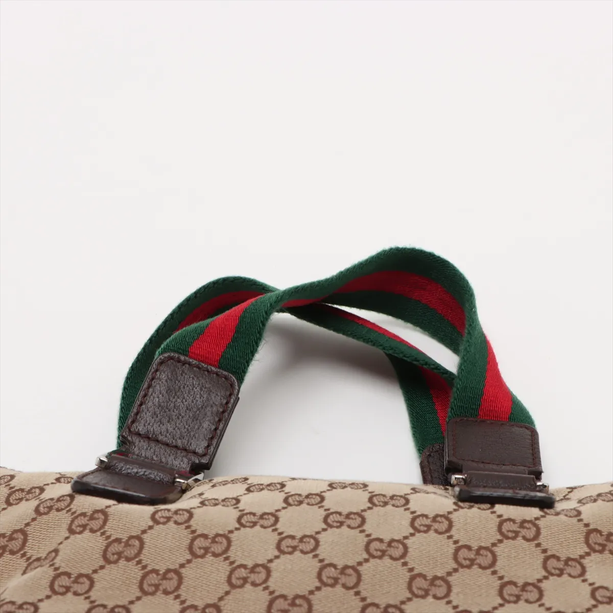 GG Canvas Sherry Line Canvas x Leather Handbag Beige x Brown 145759 — view 6