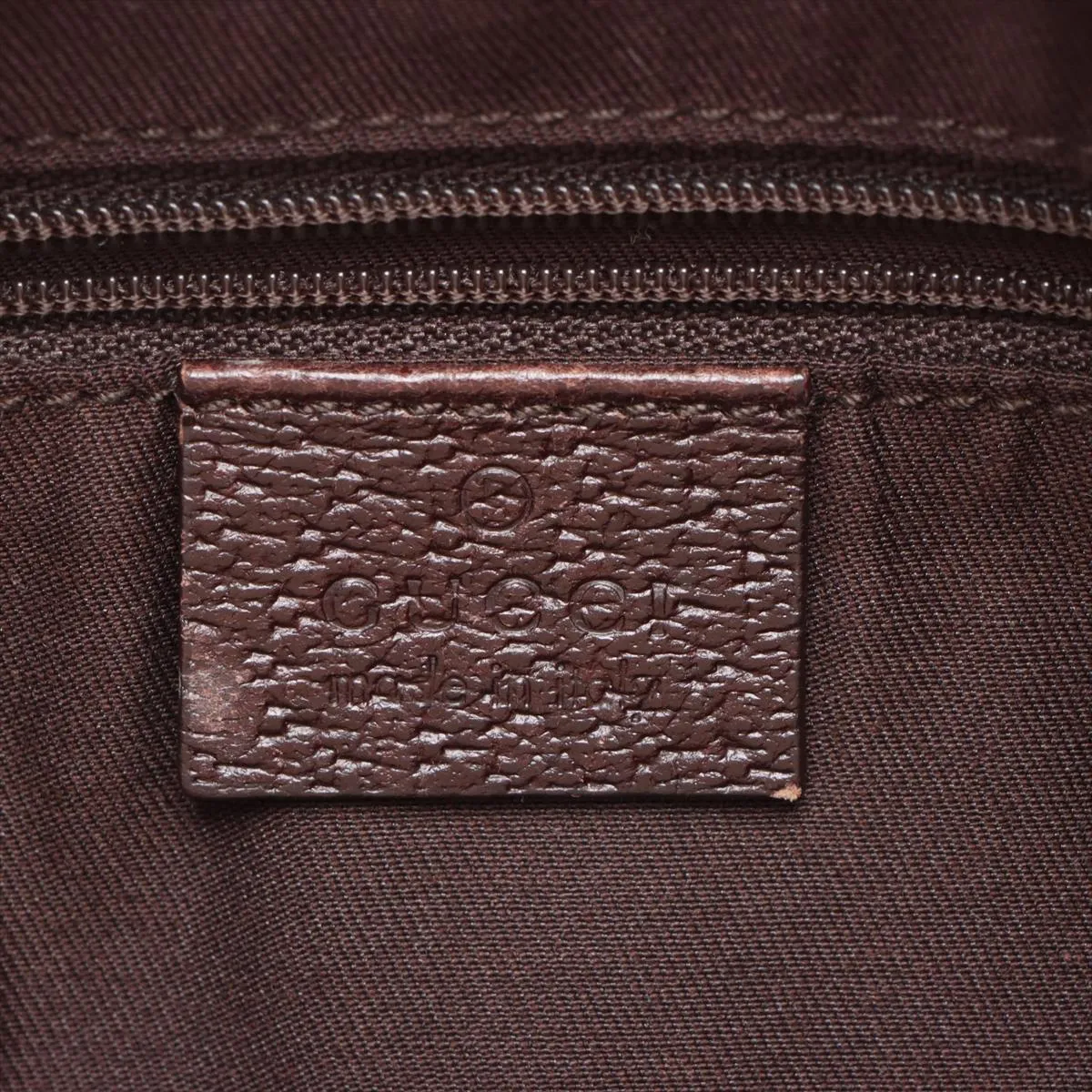 GG Canvas Sherry Line Canvas x Leather Handbag Beige x Brown 145759 — view 10