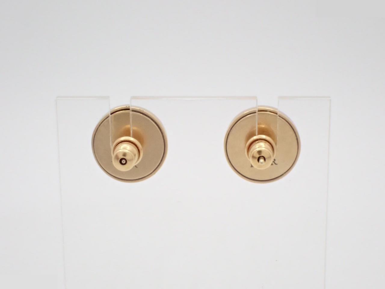 Gold earrings — view 2