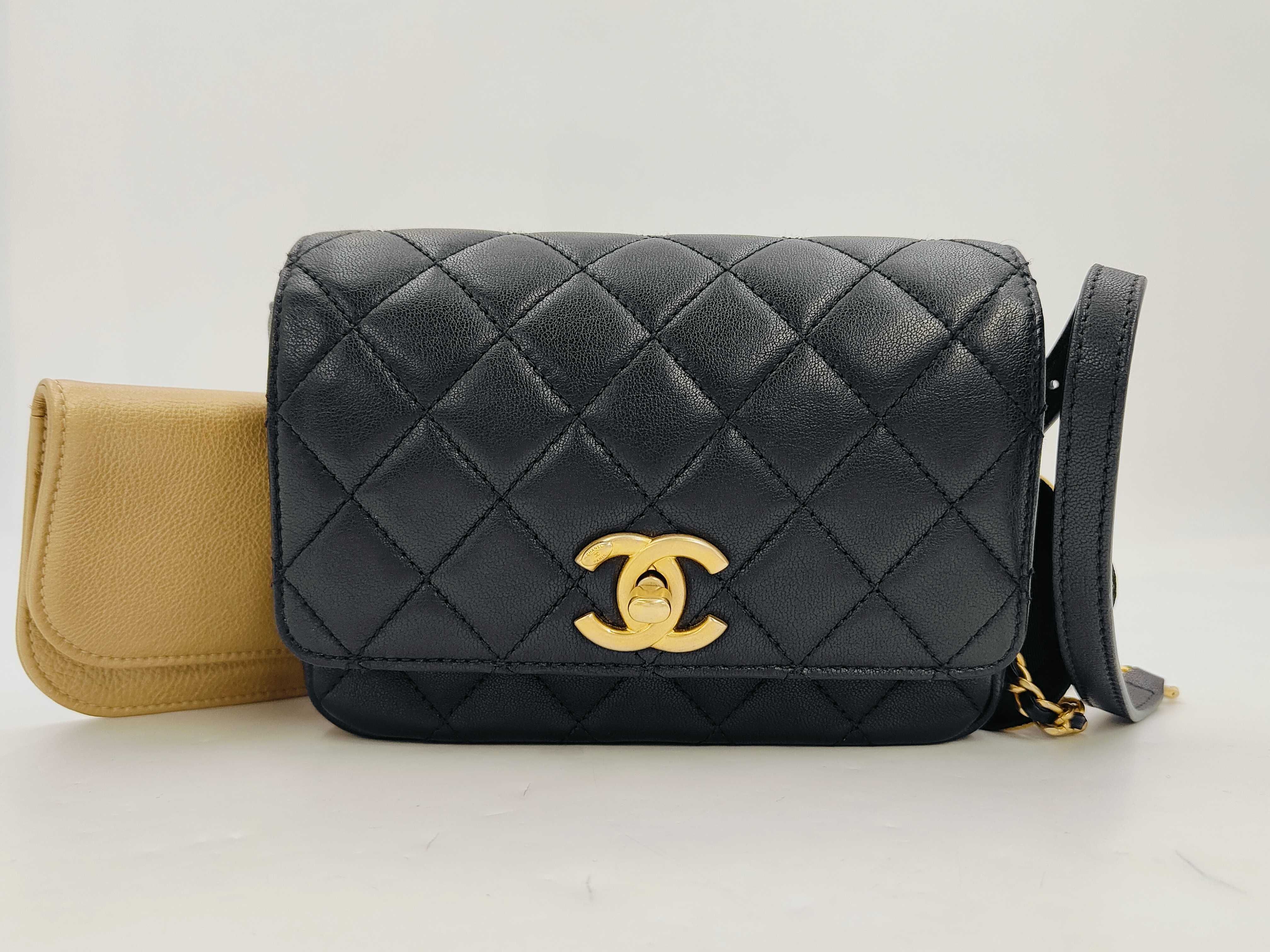 waist bag, item number 24, with card, shoulder bag.