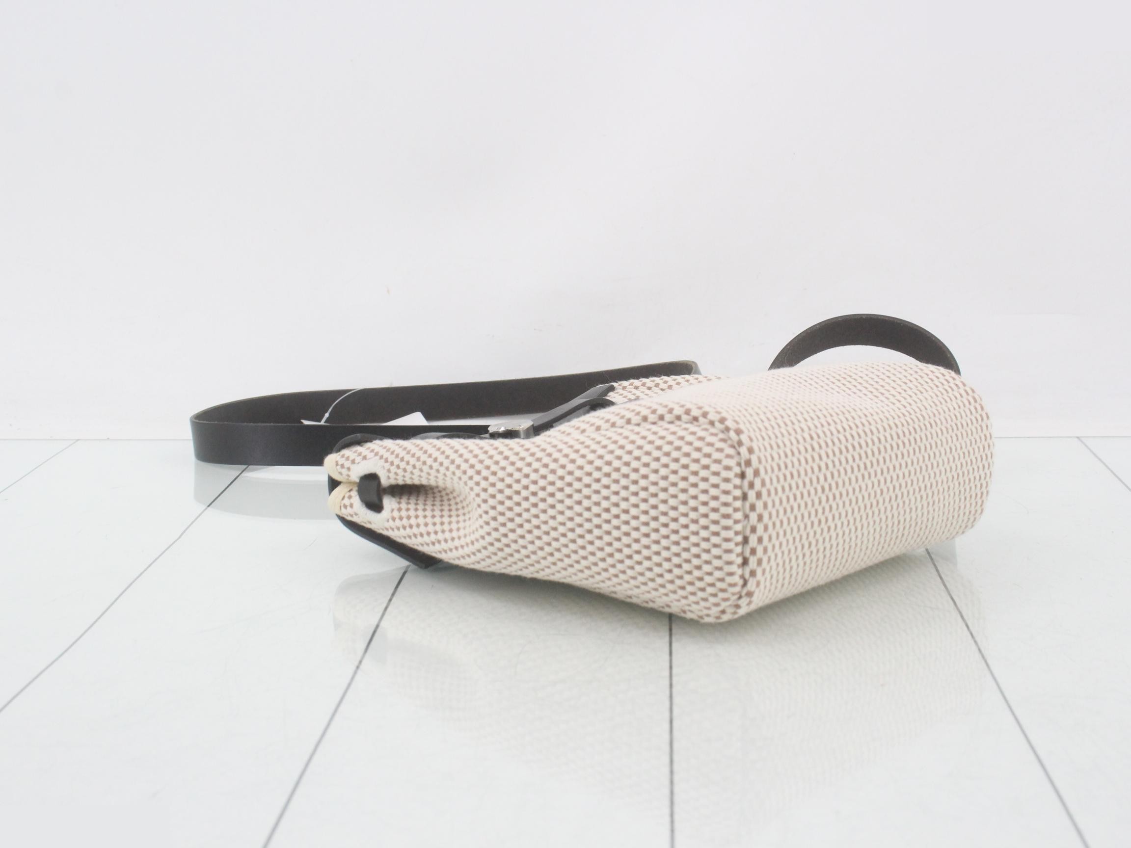 Herbag TPM Beige x Black Toile GM x Toile Officier H stamp — view 5