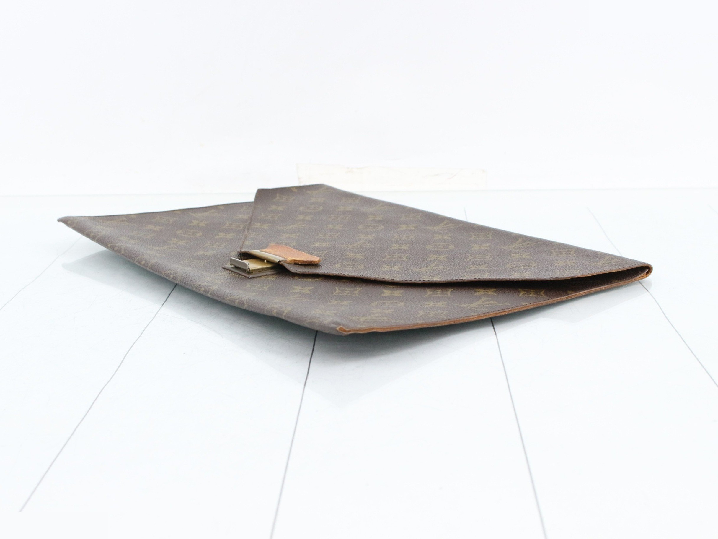 Clutch bag, Poche Plate, Monogram, M53522 — view 6