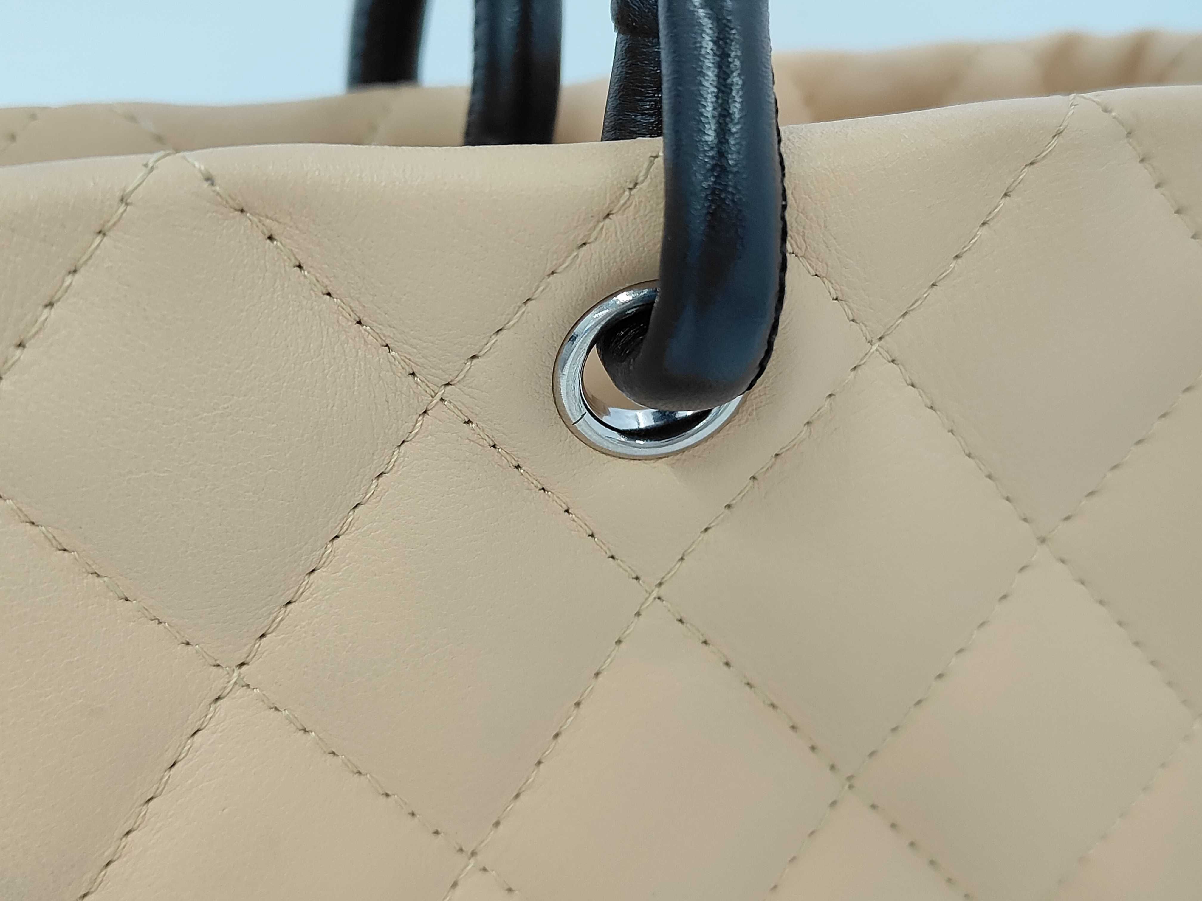 A25167 Cambon Line Medium Leather Beige — view 3