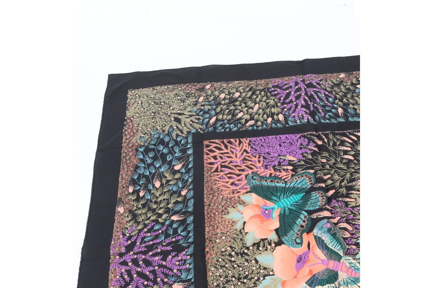 100% Silk Scarf with Tag — view 2