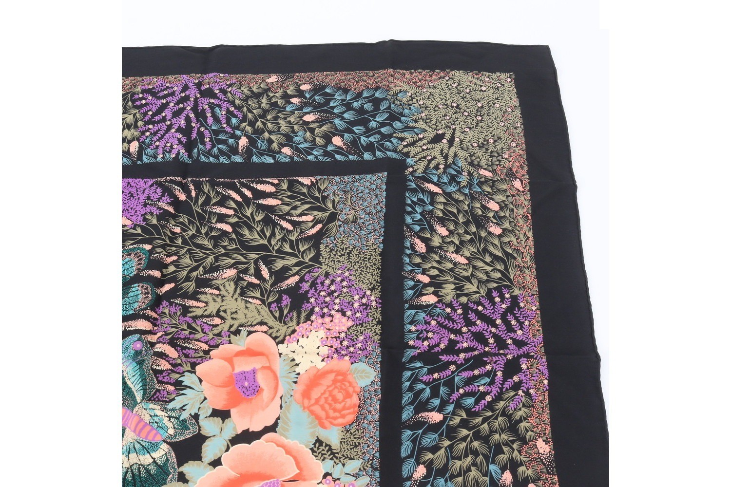 100% Silk Scarf with Tag — view 3