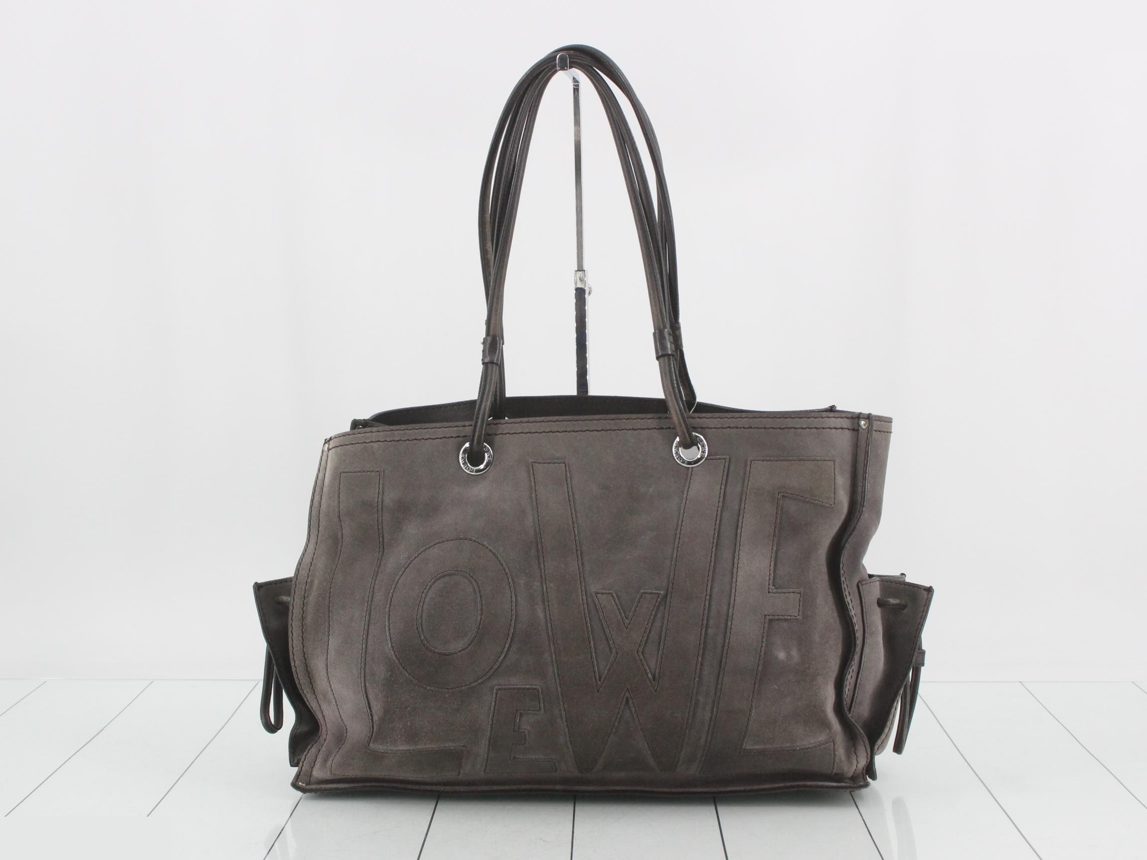 Suede shopper tote bag — view 2