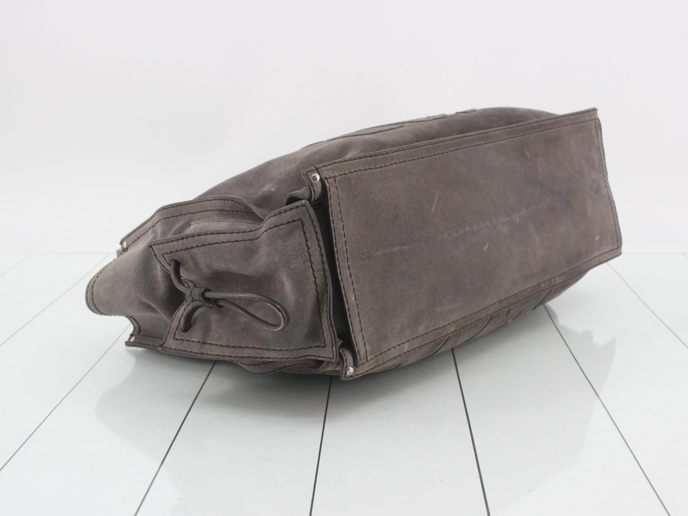 Suede shopper tote bag — view 5