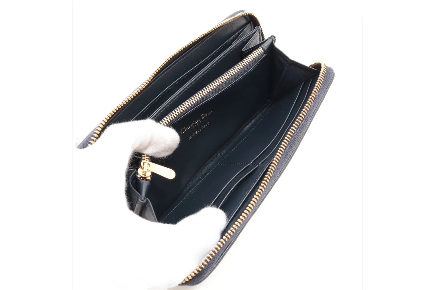 Oblique 30 Montaigne Leather Long Wallet — view 6