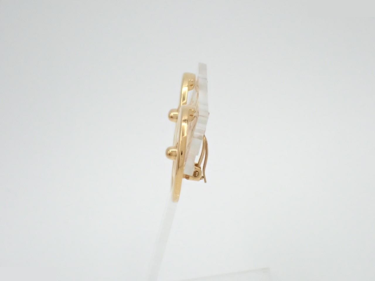 Coco Mark Turnlock Circle Earrings — view 3