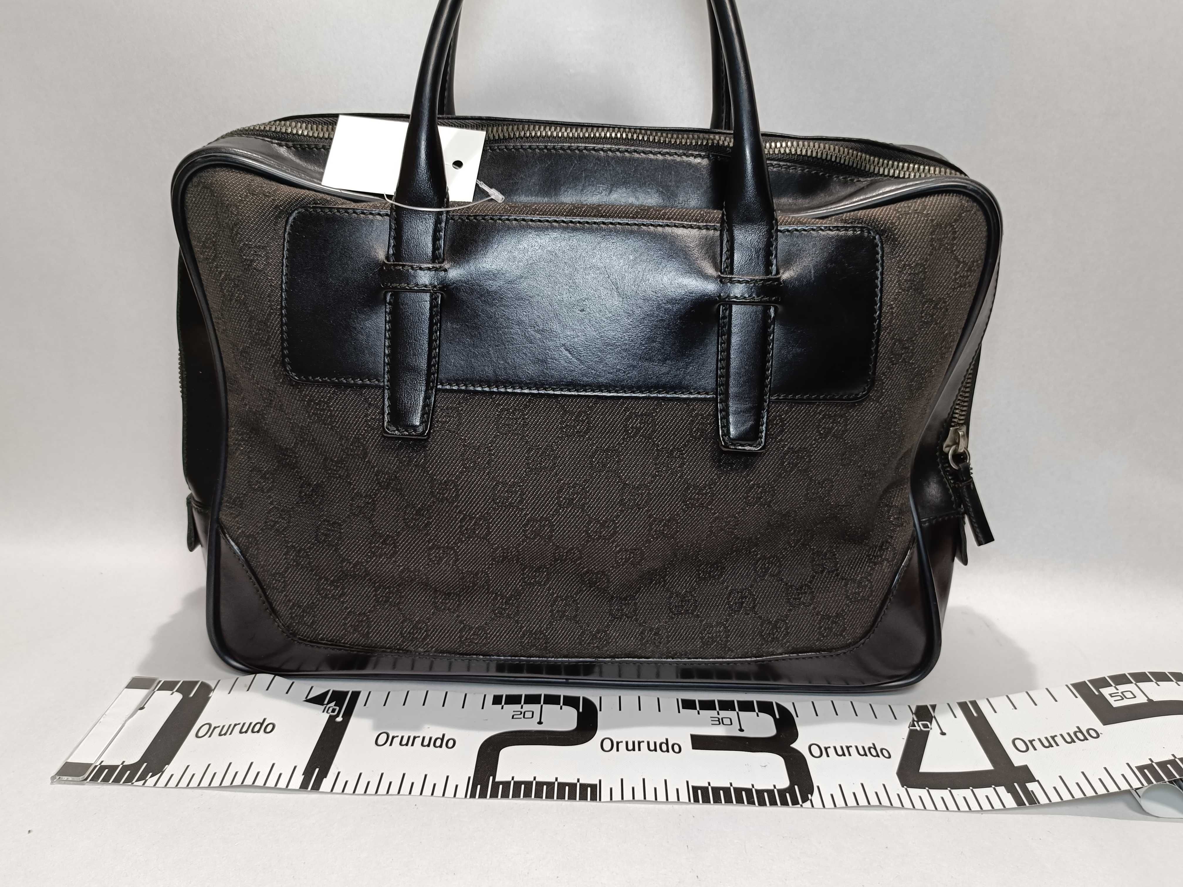 GG Canvas Briefcase 101666 212792 Business Bag — view 2