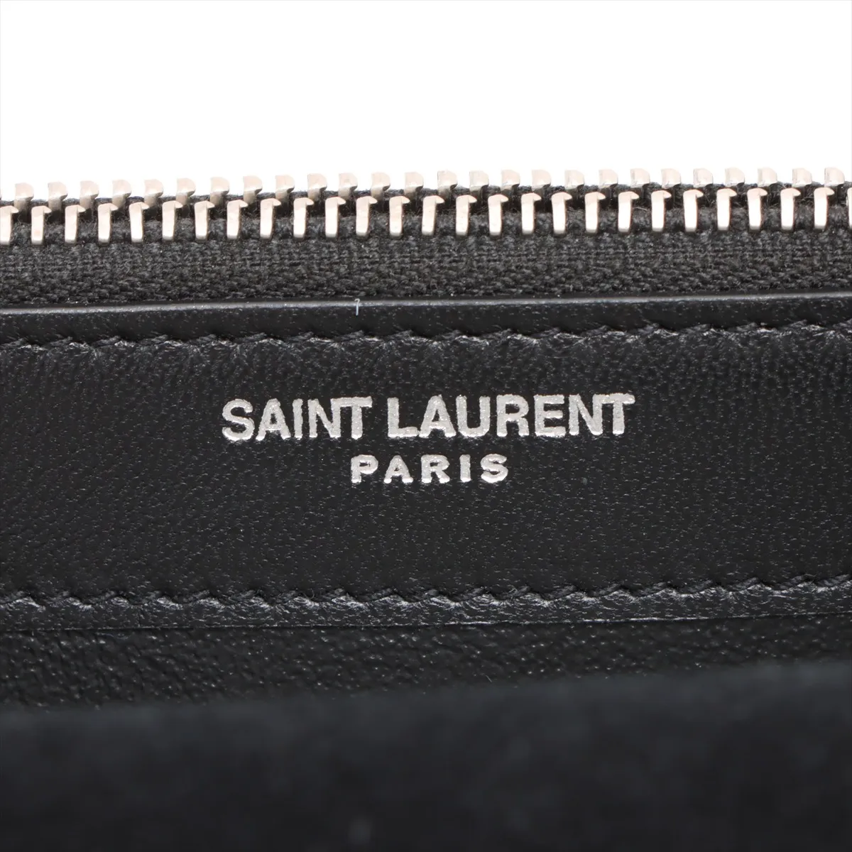 Kate Leather Chain Wallet Silver 452159 — view 9