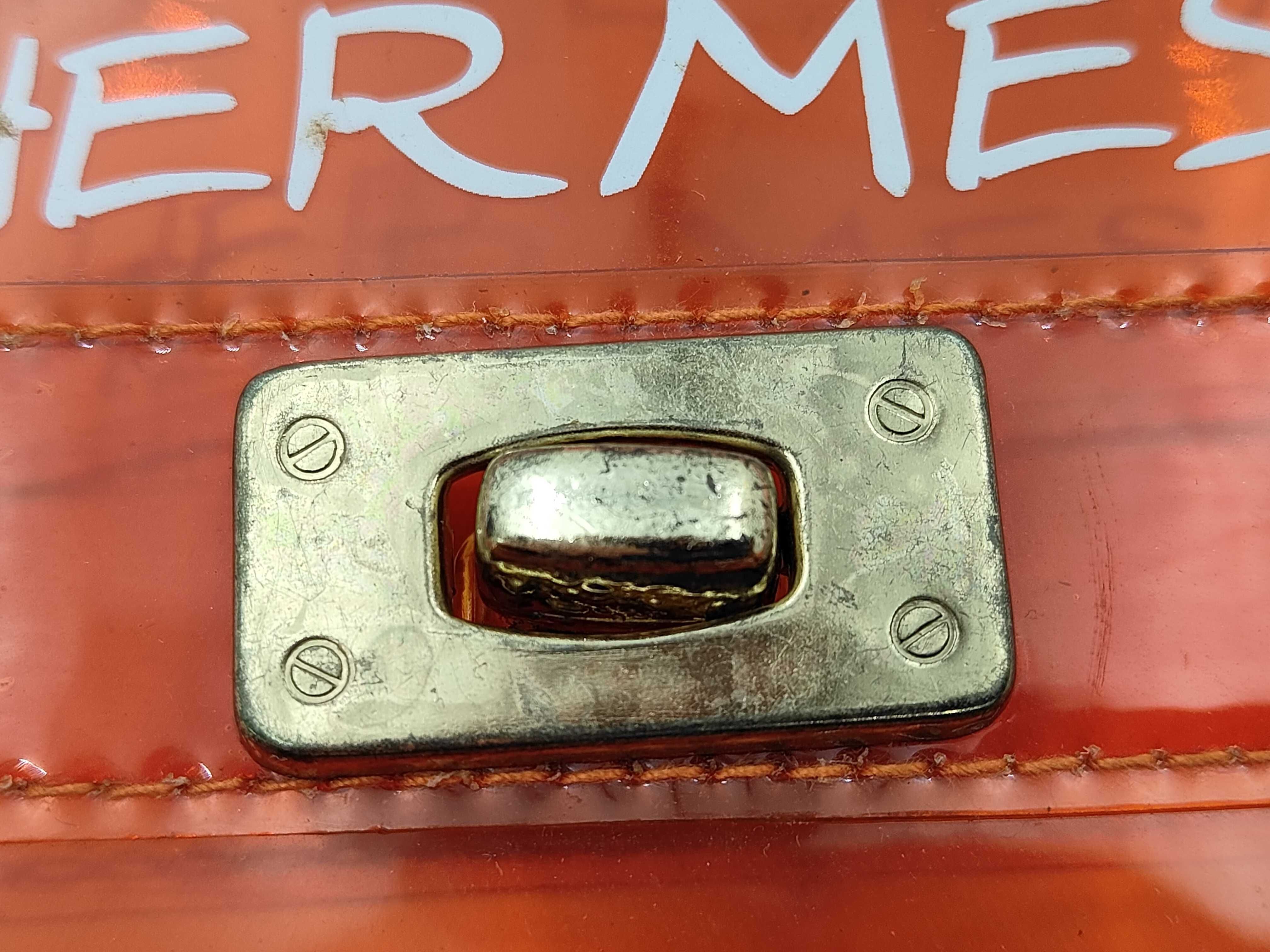 Vinyl Kelly Orange Handbag — view 12