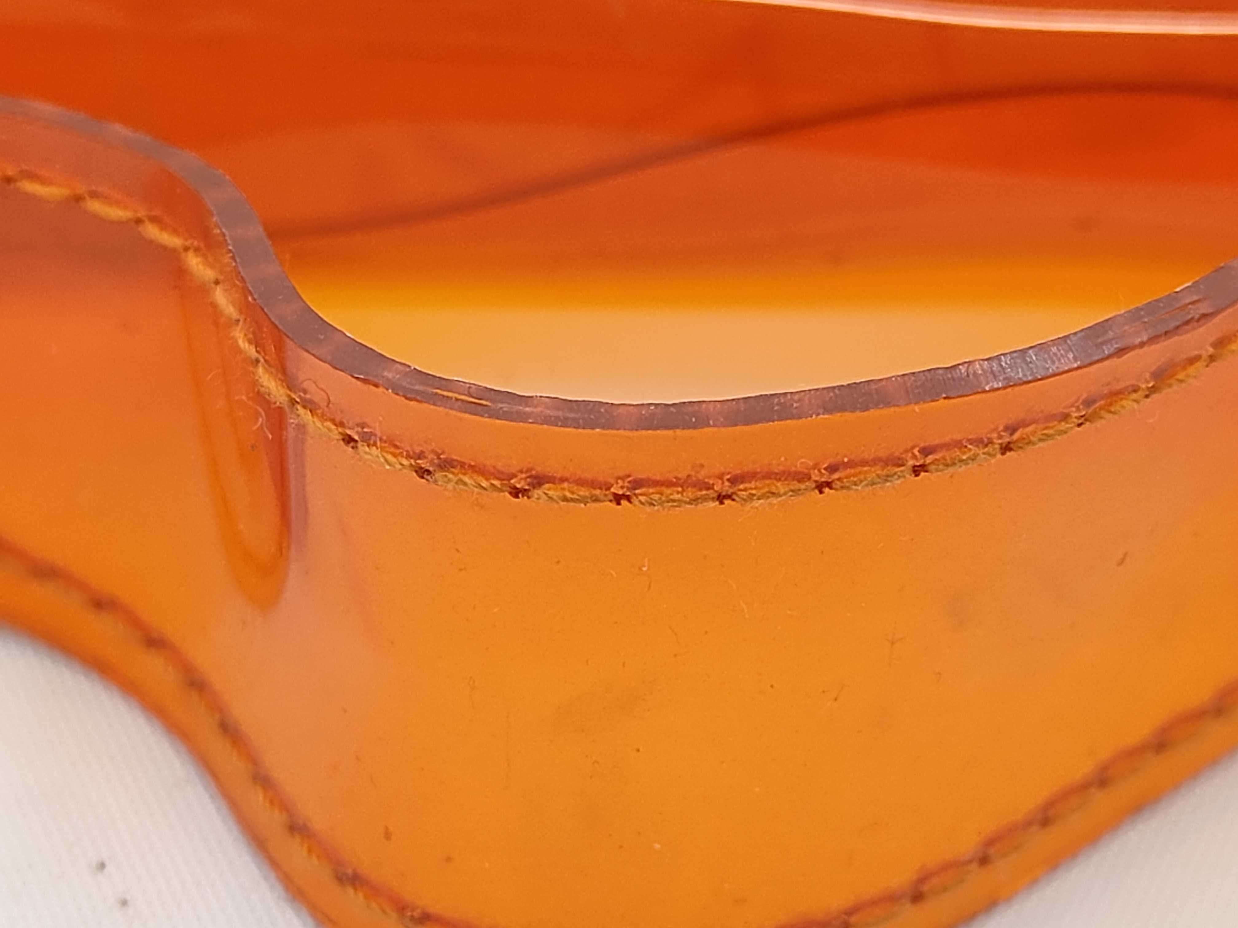 Vinyl Kelly Orange Handbag — view 4