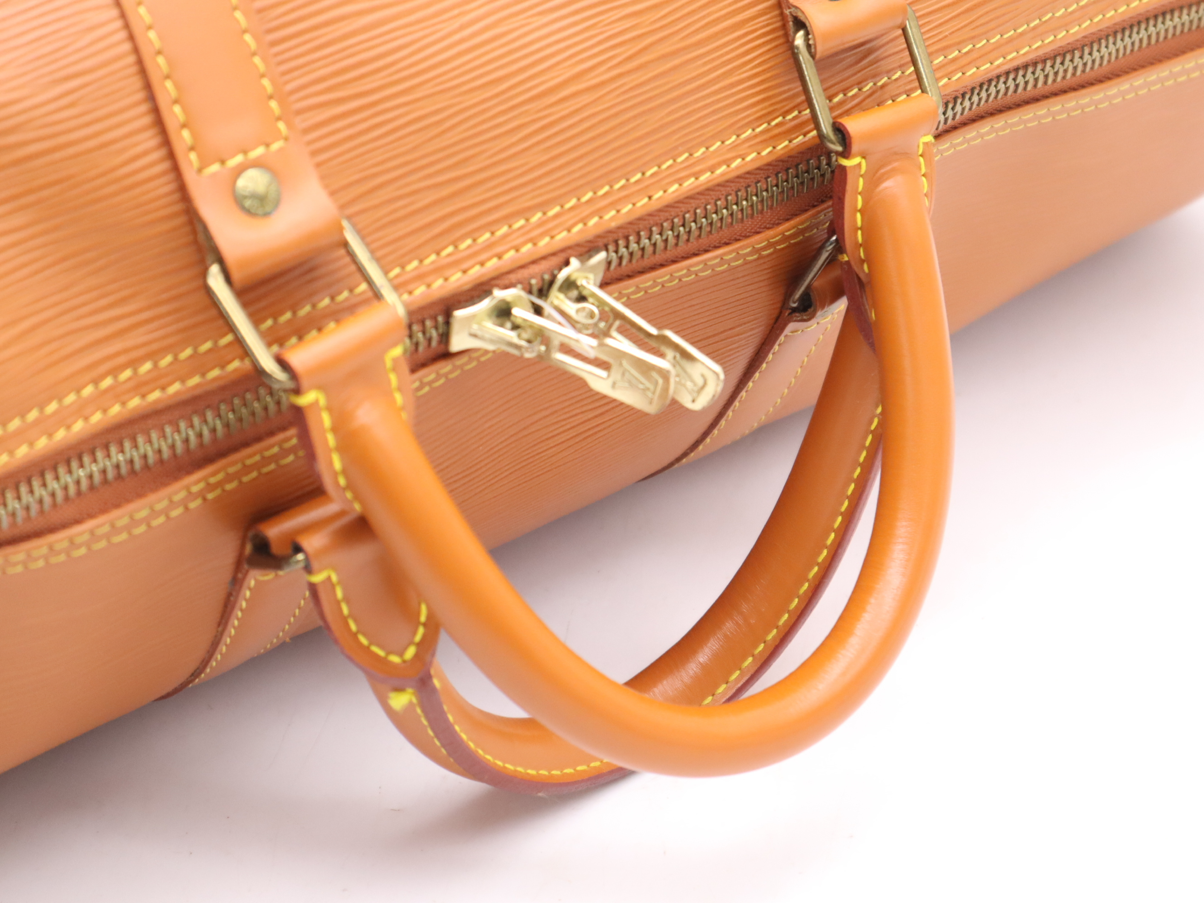 M42958 Epi Keepall 55 Zipangu Gold Boston Bag — view 6