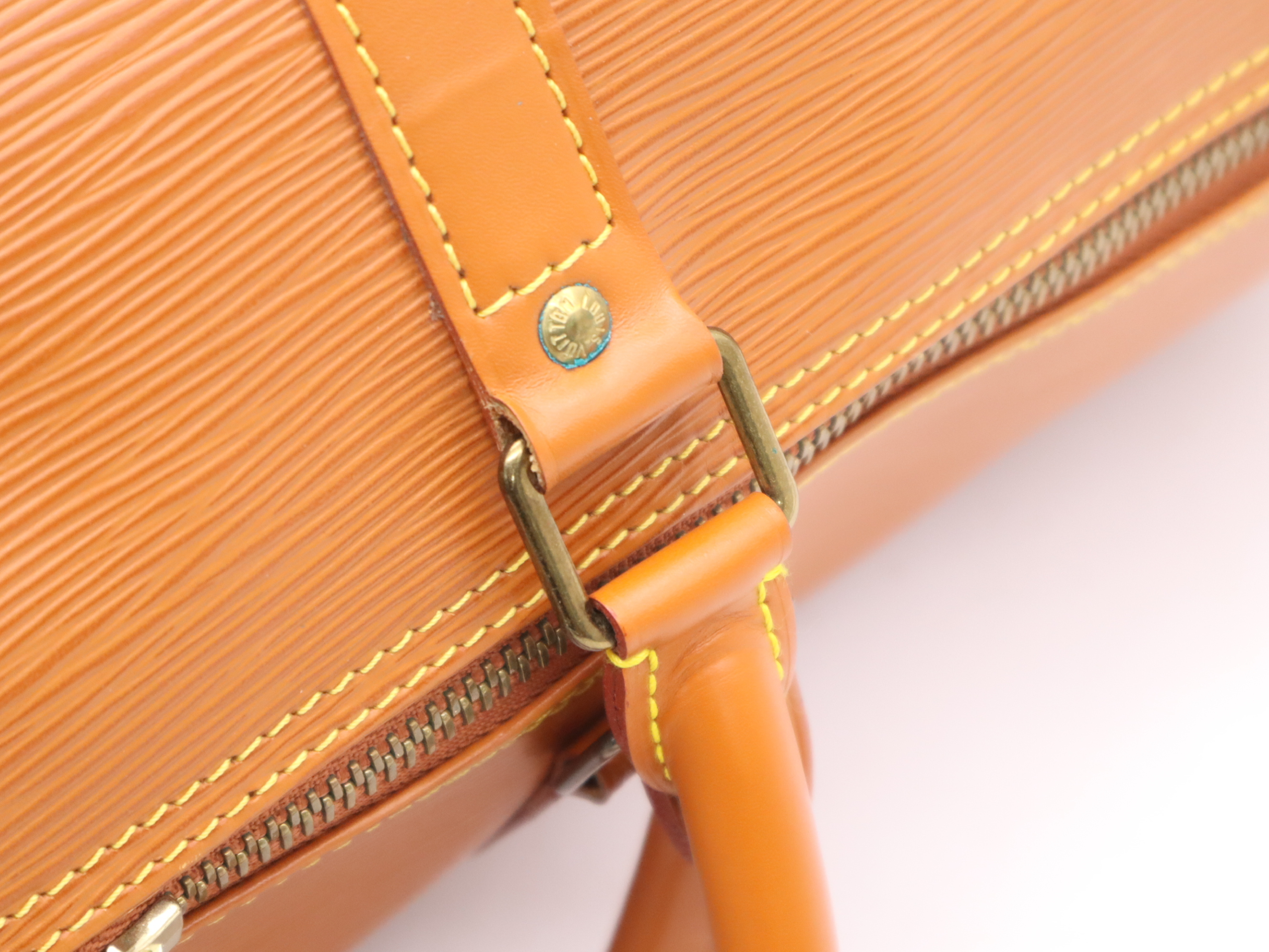 M42958 Epi Keepall 55 Zipangu Gold Boston Bag — view 8