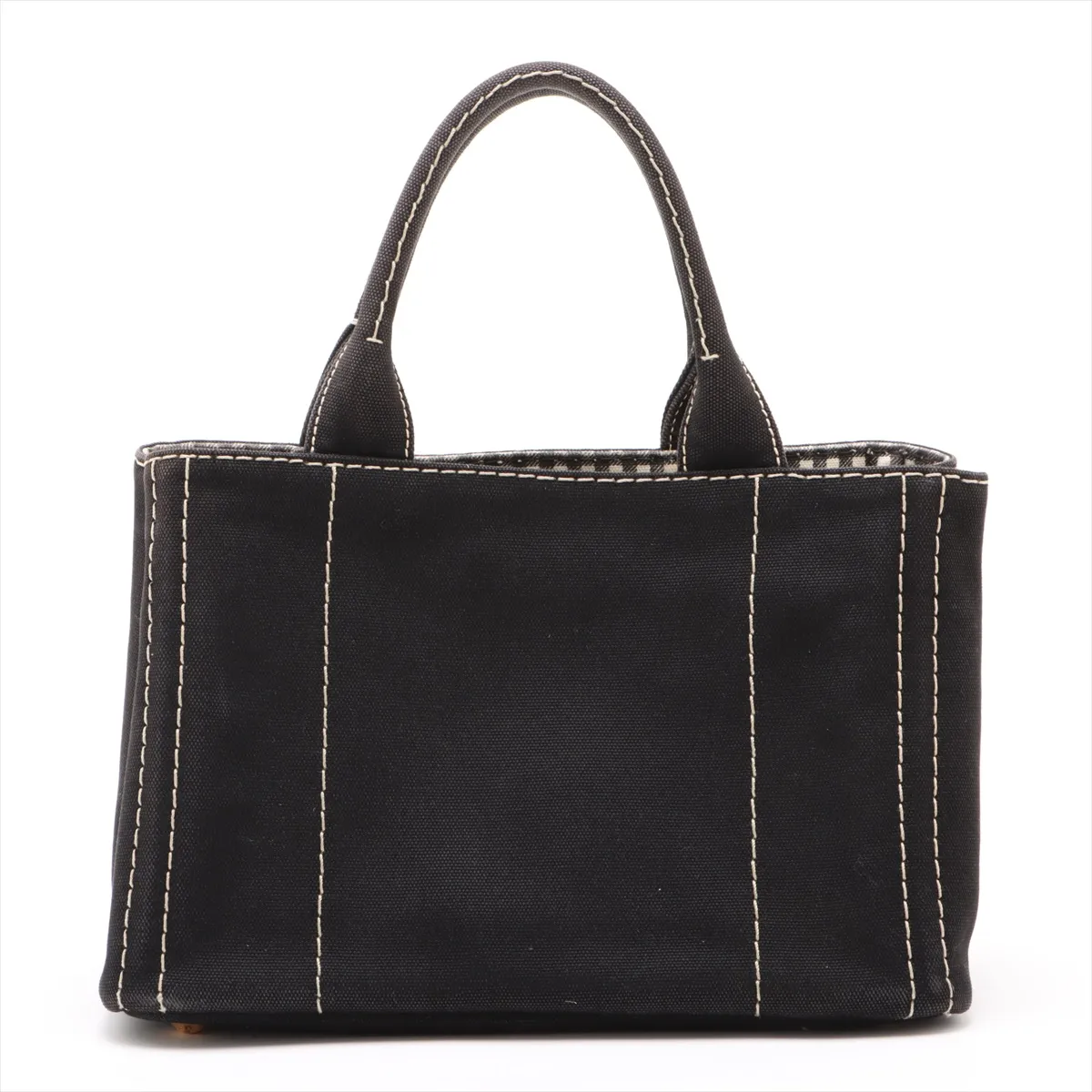 Canapa Canvas 2WAY Handbag Black 1BG439 Bearer Guarantee — view 2