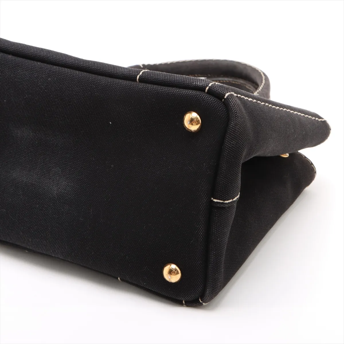 Canapa Canvas 2WAY Handbag Black 1BG439 Bearer Guarantee — view 3
