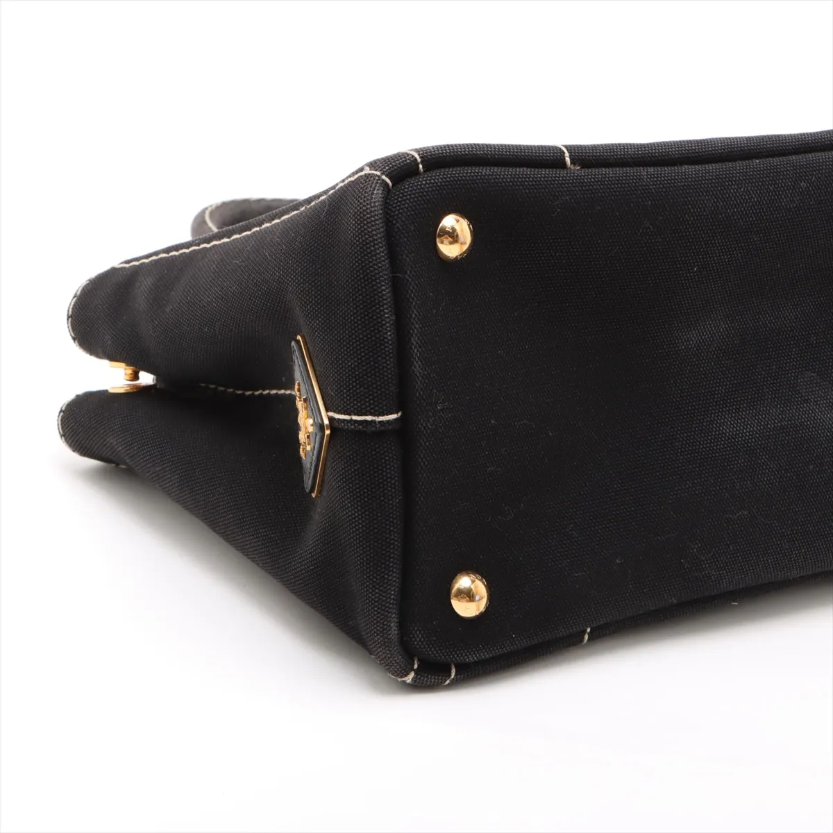 Canapa Canvas 2WAY Handbag Black 1BG439 Bearer Guarantee — view 4