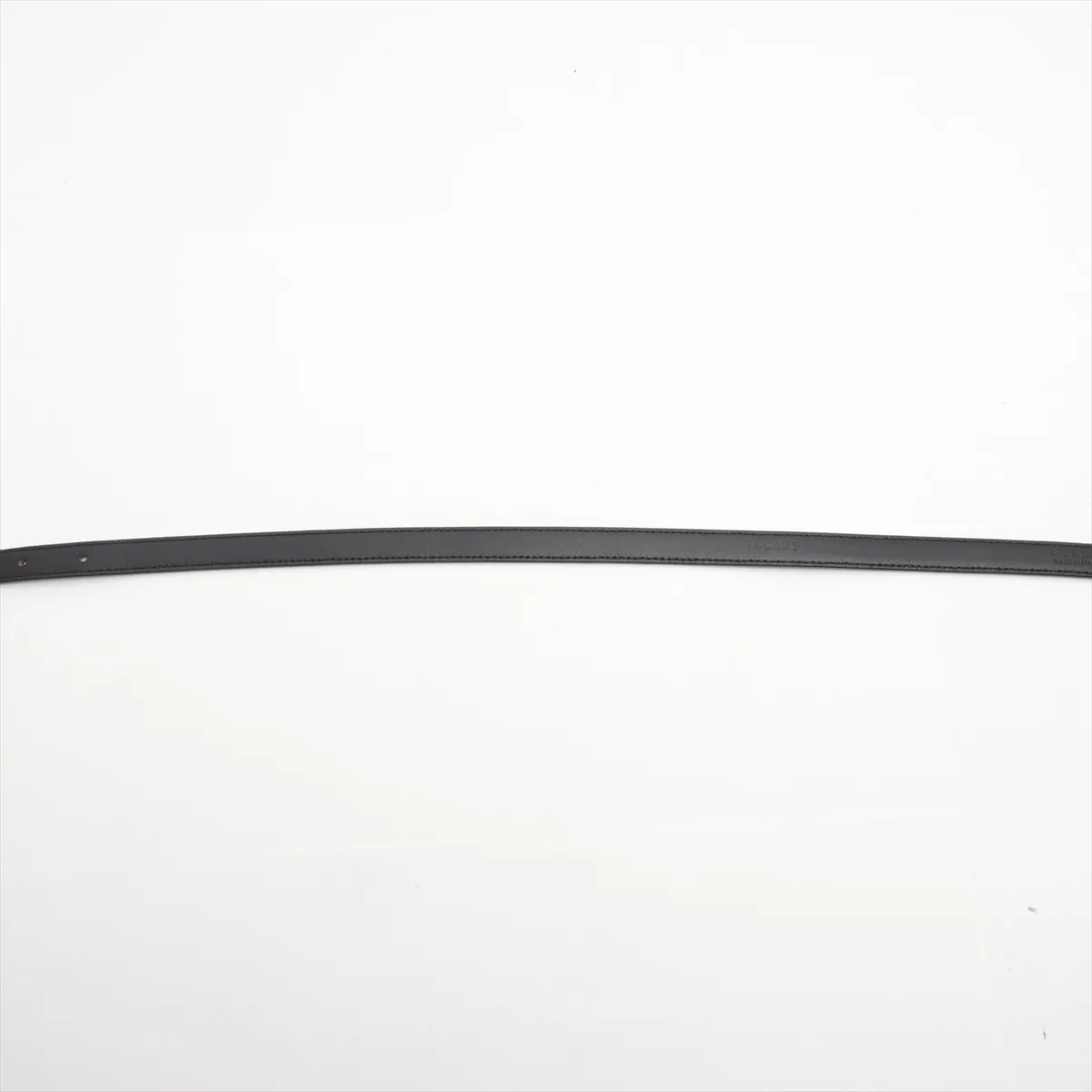 1CC499 Saffiano Belt 85 Leather x Metal Black x Silver — view 4