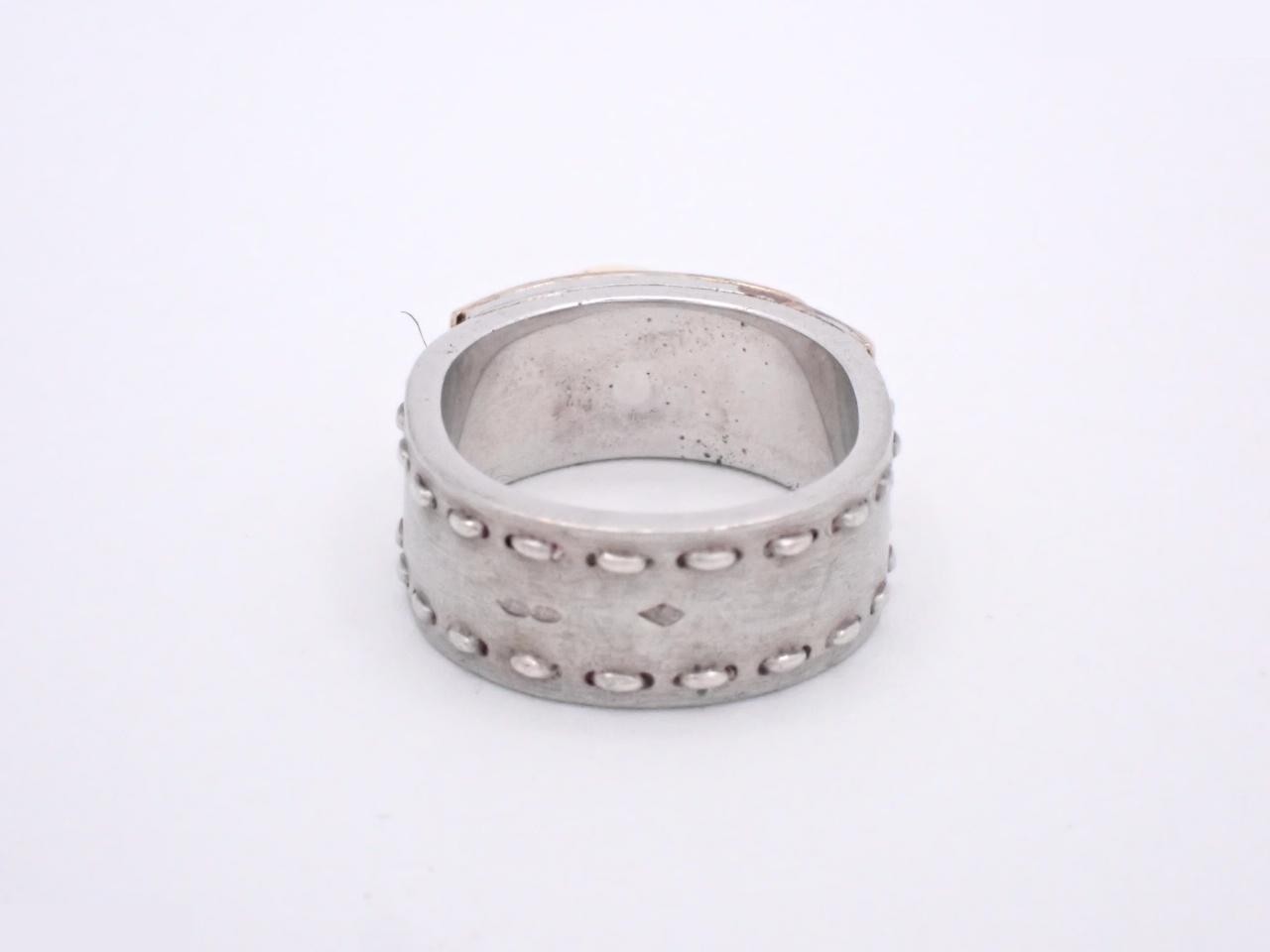 Kelly Combination Ring, stamped 53, actual size #10.5, 925g/11.2g — view 2