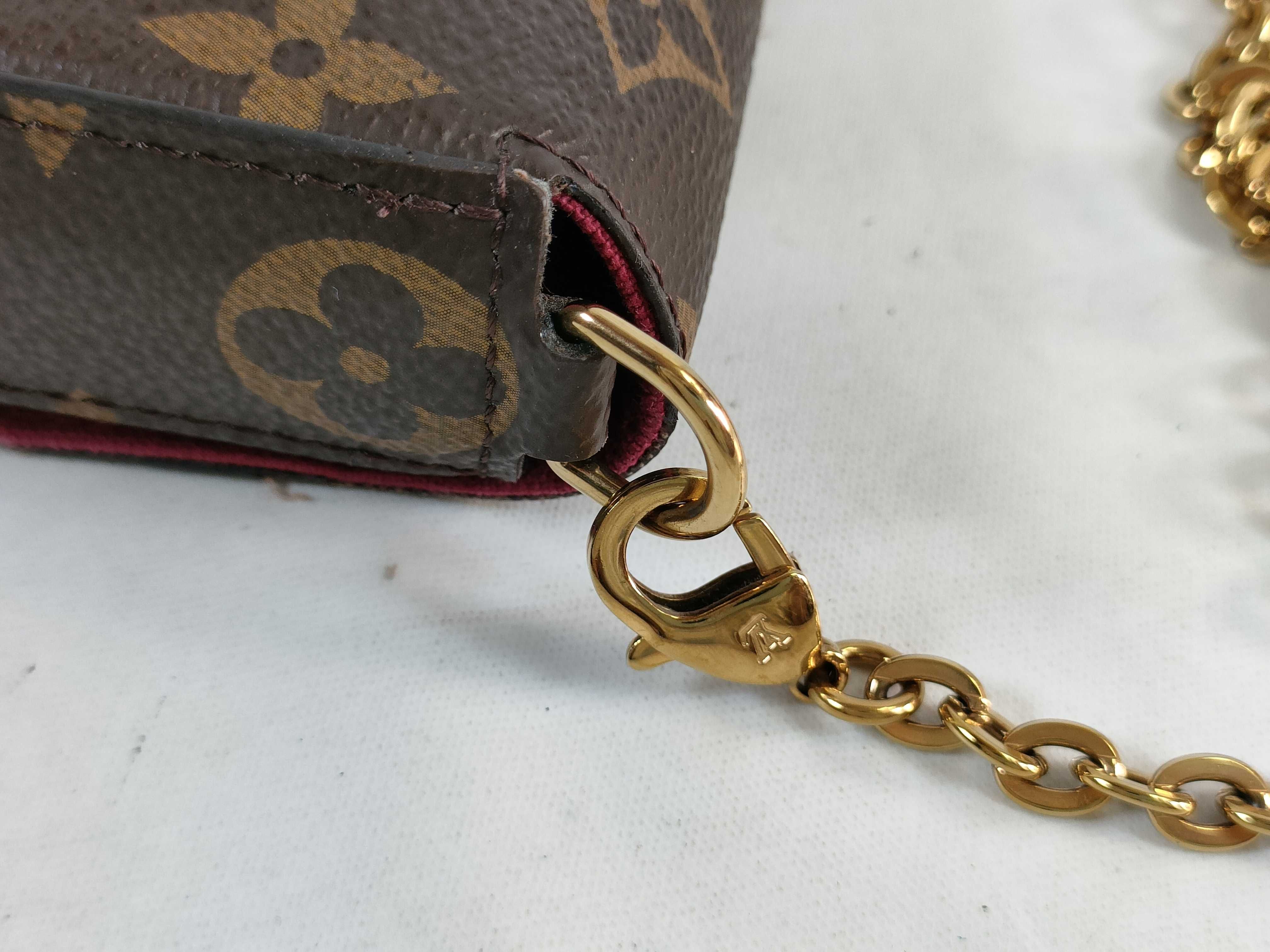 Monogram Pochette Felicie Chain Shoulder Bag — view 5