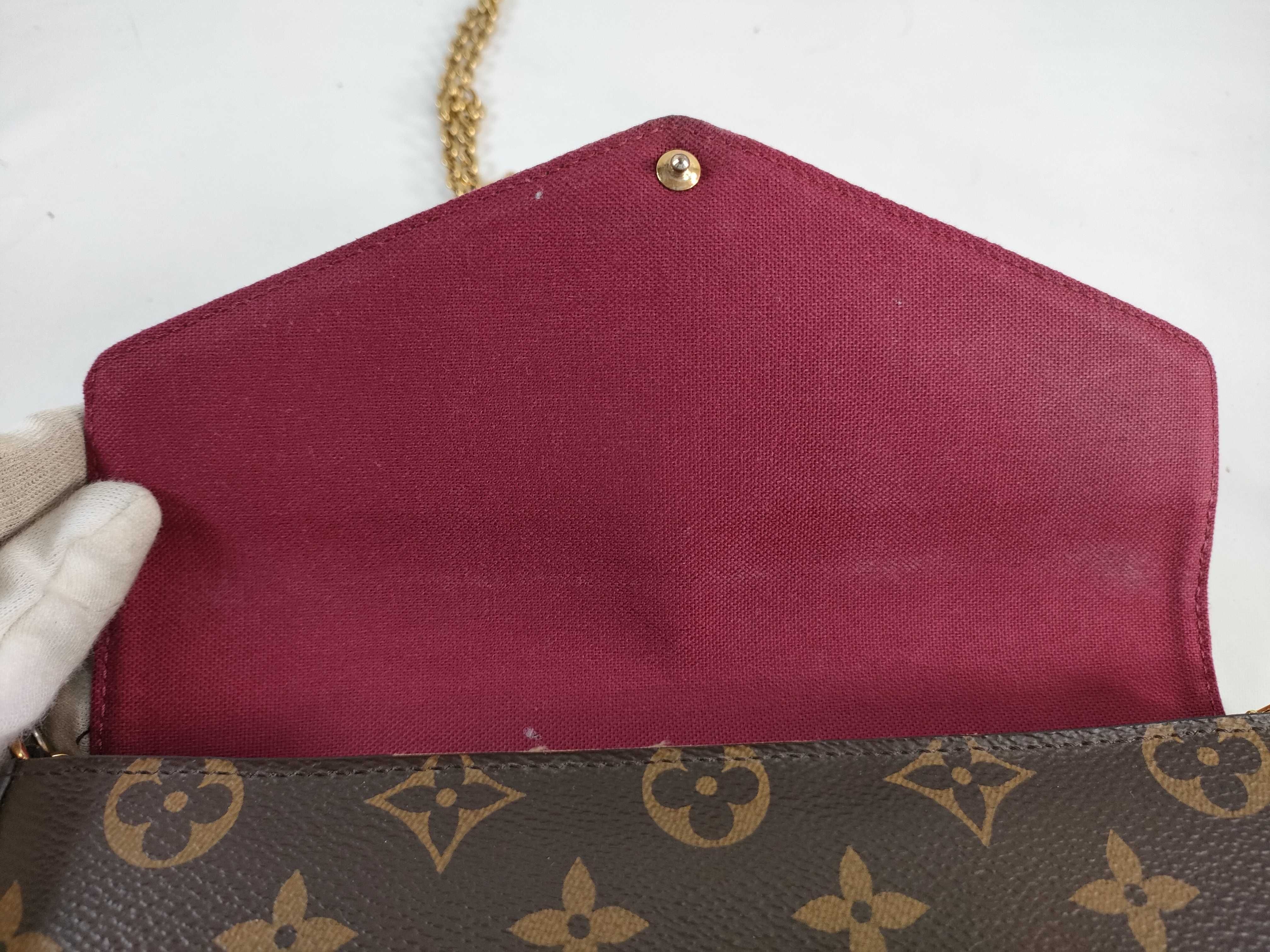 Monogram Pochette Felicie Chain Shoulder Bag — view 9