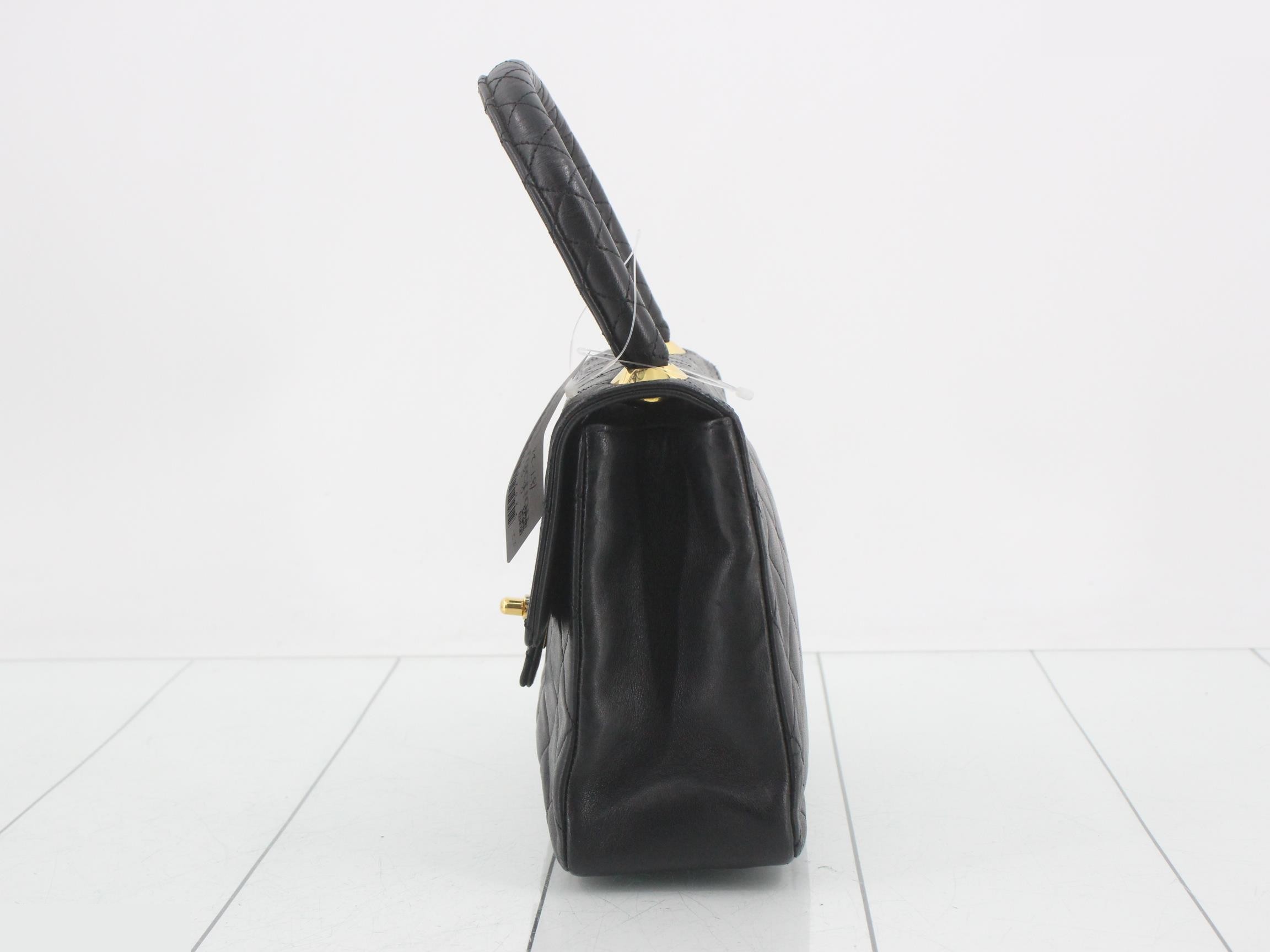 Matelassé Leather Handbag — view 3