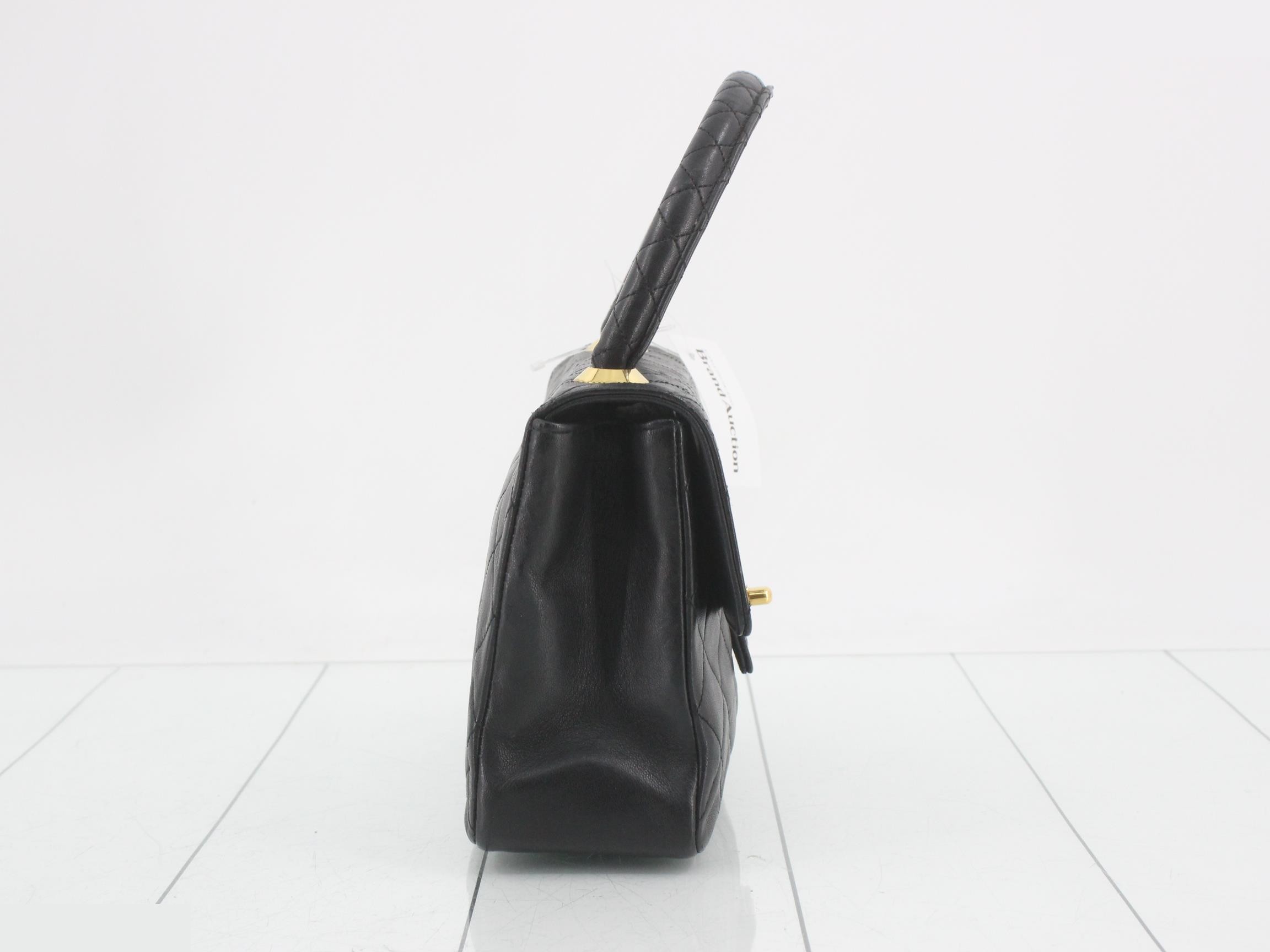 Matelassé Leather Handbag — view 4