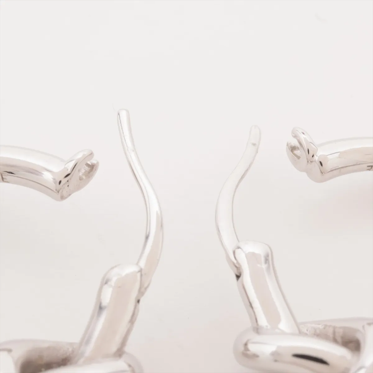 Knot UCA1212 Earrings (for both ears) GP Silver — view 4
