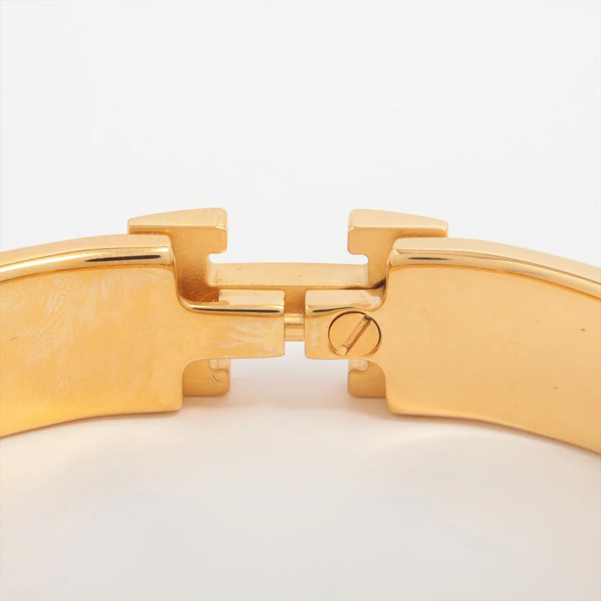 Click H Fan Bangle, GP Gold x Black, — view 4