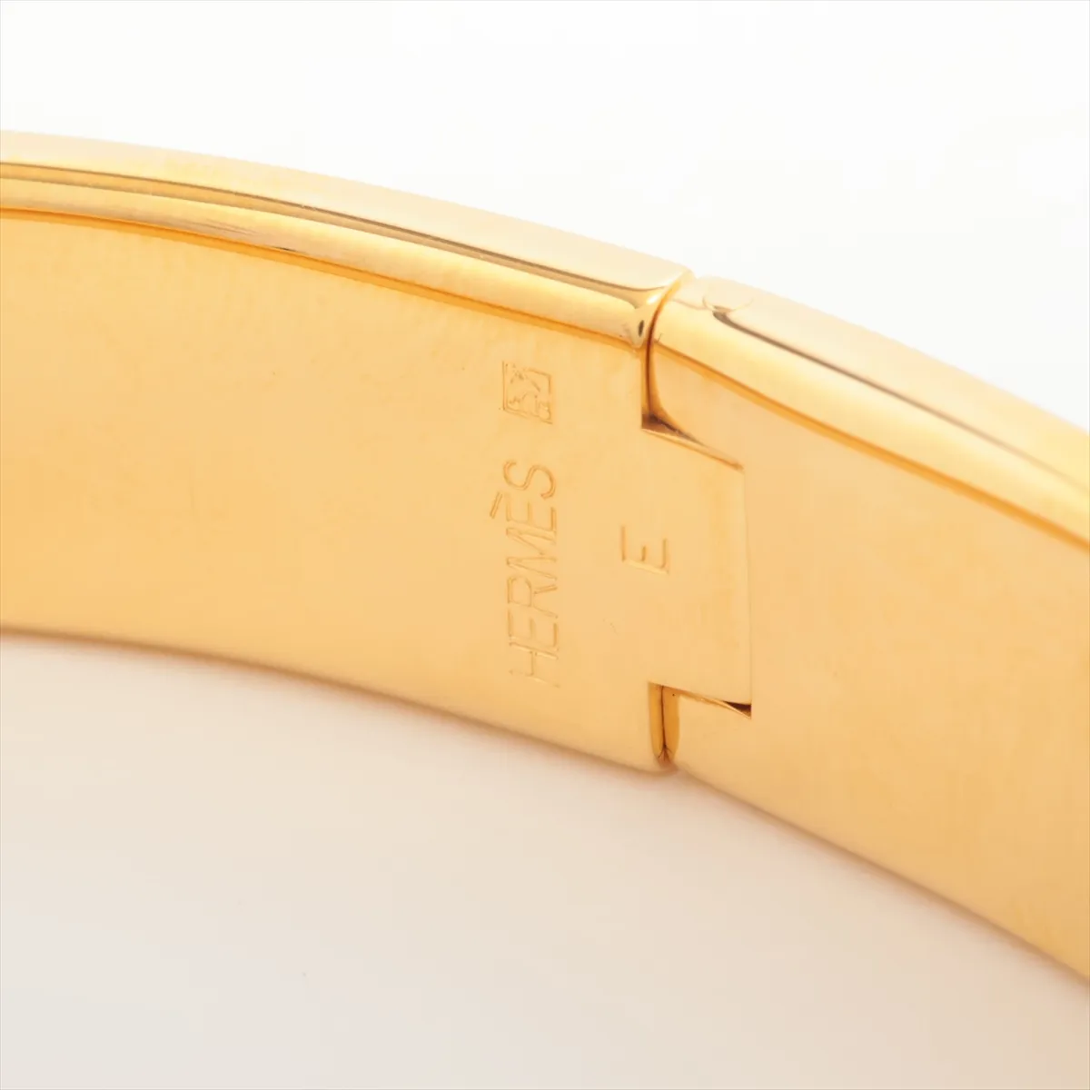 Click H Fan Bangle, GP Gold x Black, — view 6