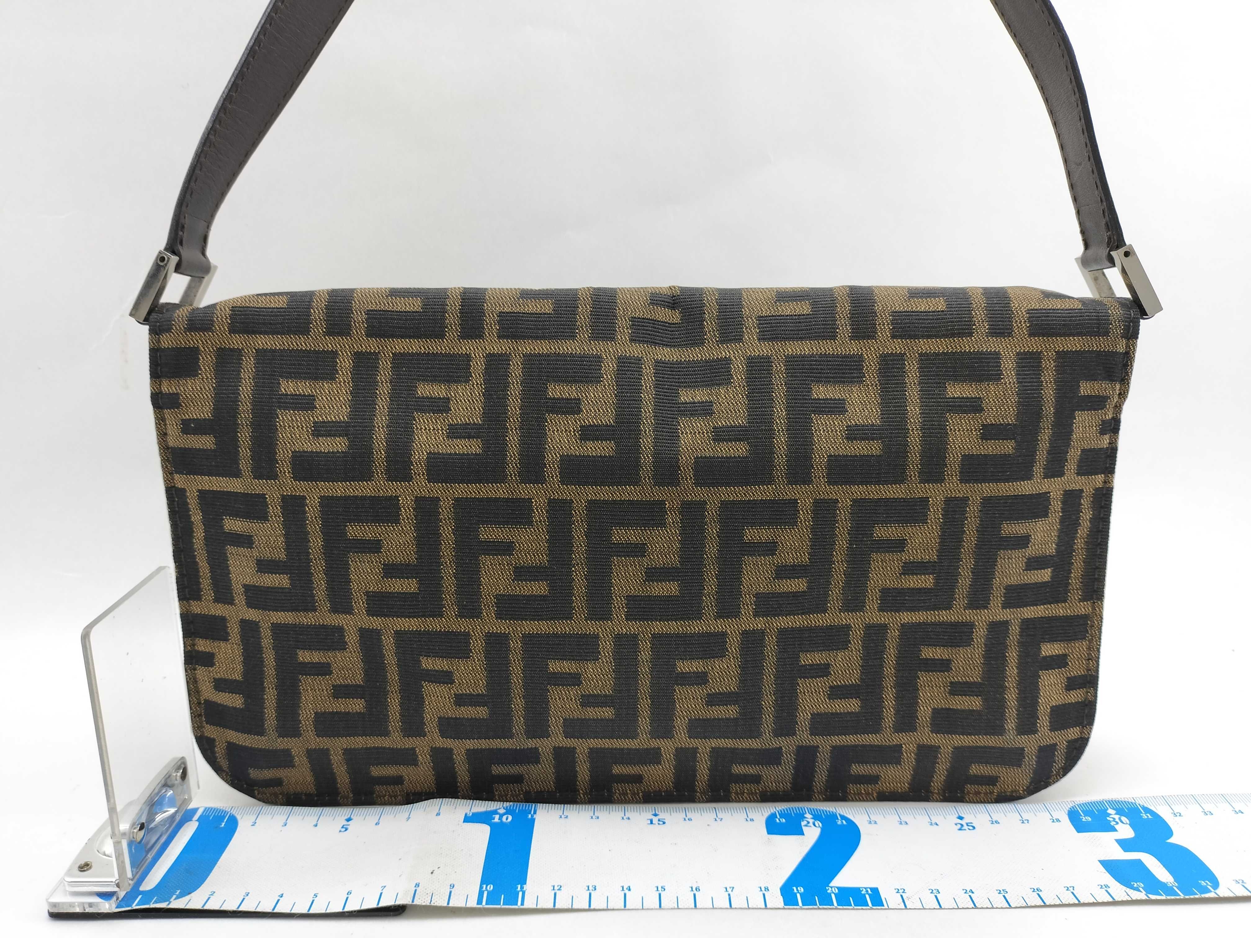 Mamma Fendi Mamma Bucket One-Shoulder Bag Canvas Brown Zucca Shoulder Bag — view 2