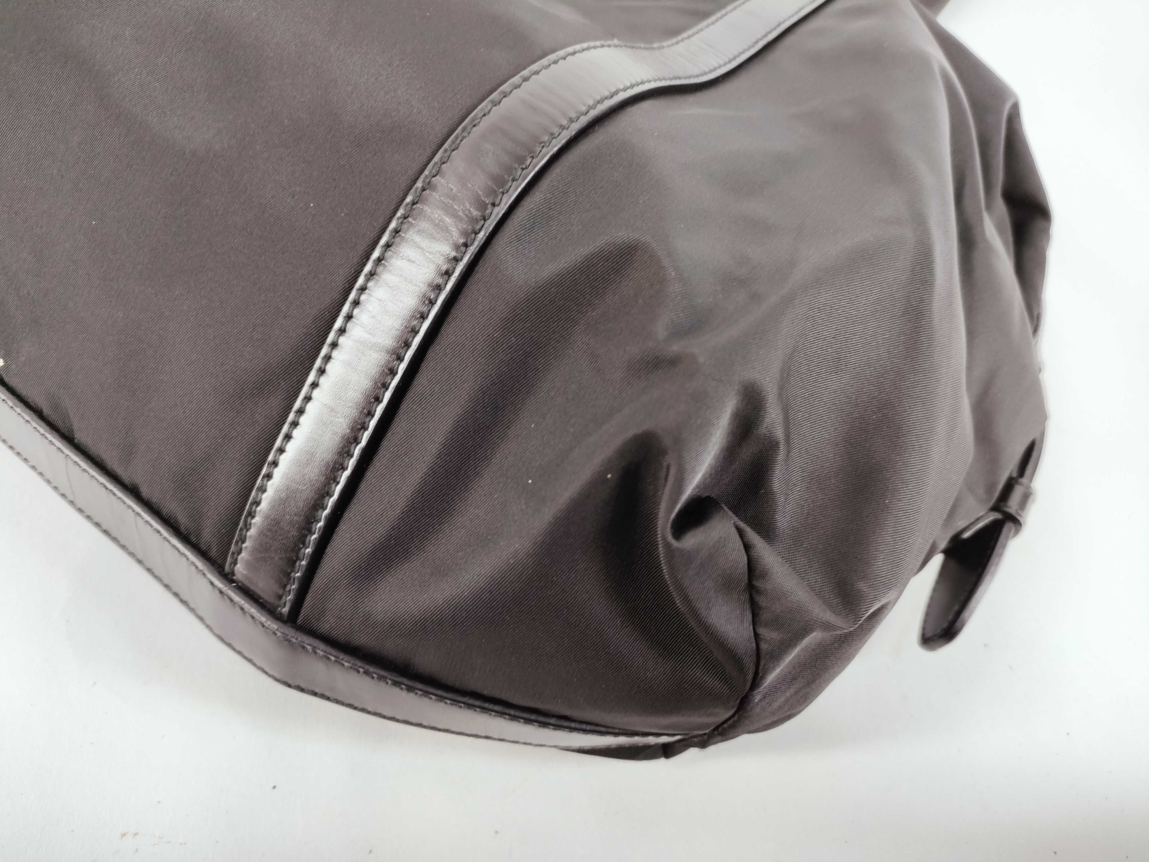 Nylon Prada Nylon Triangle Logo Tote Bag — view 6