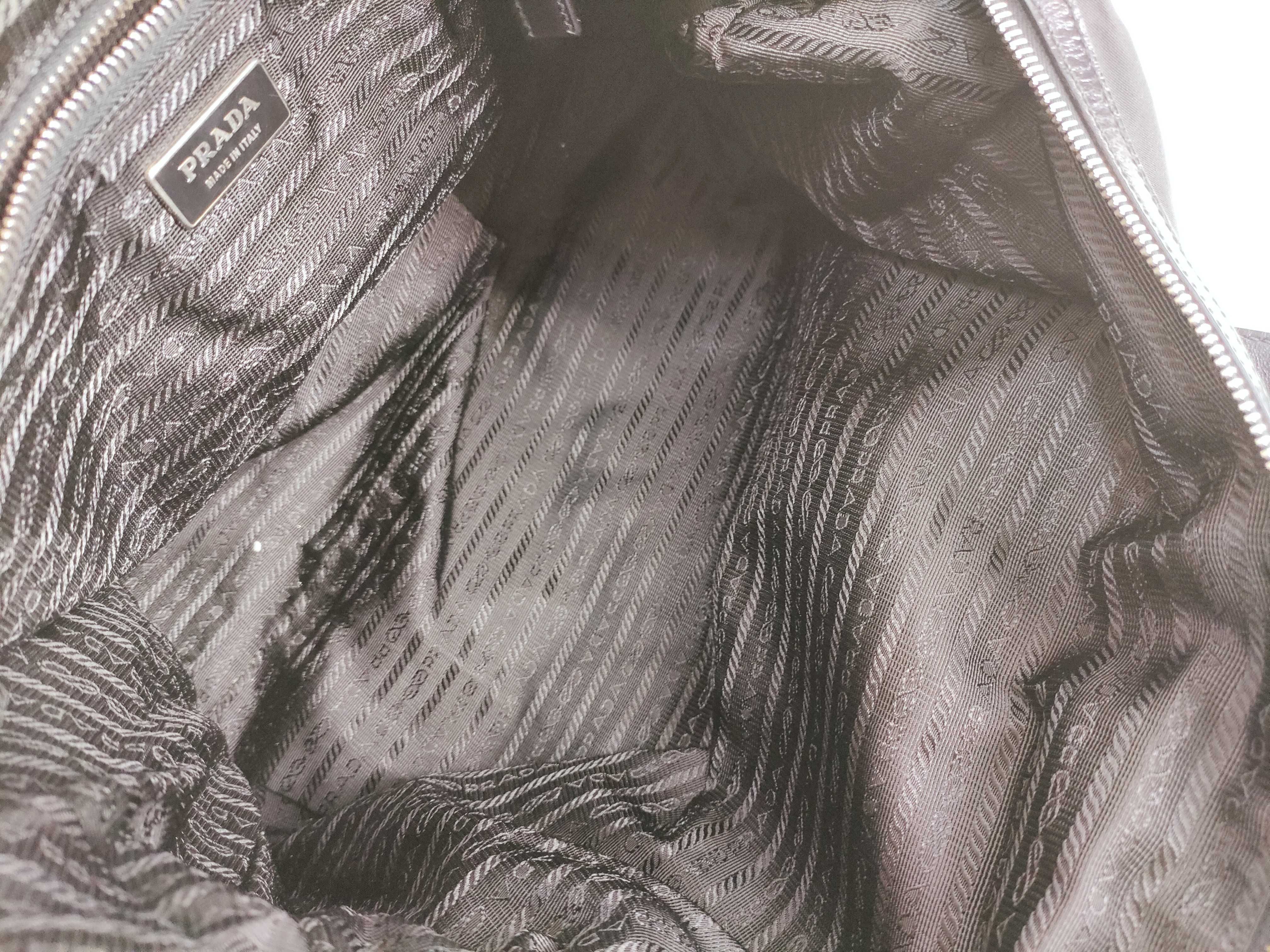 Nylon Prada Nylon Triangle Logo Tote Bag — view 9