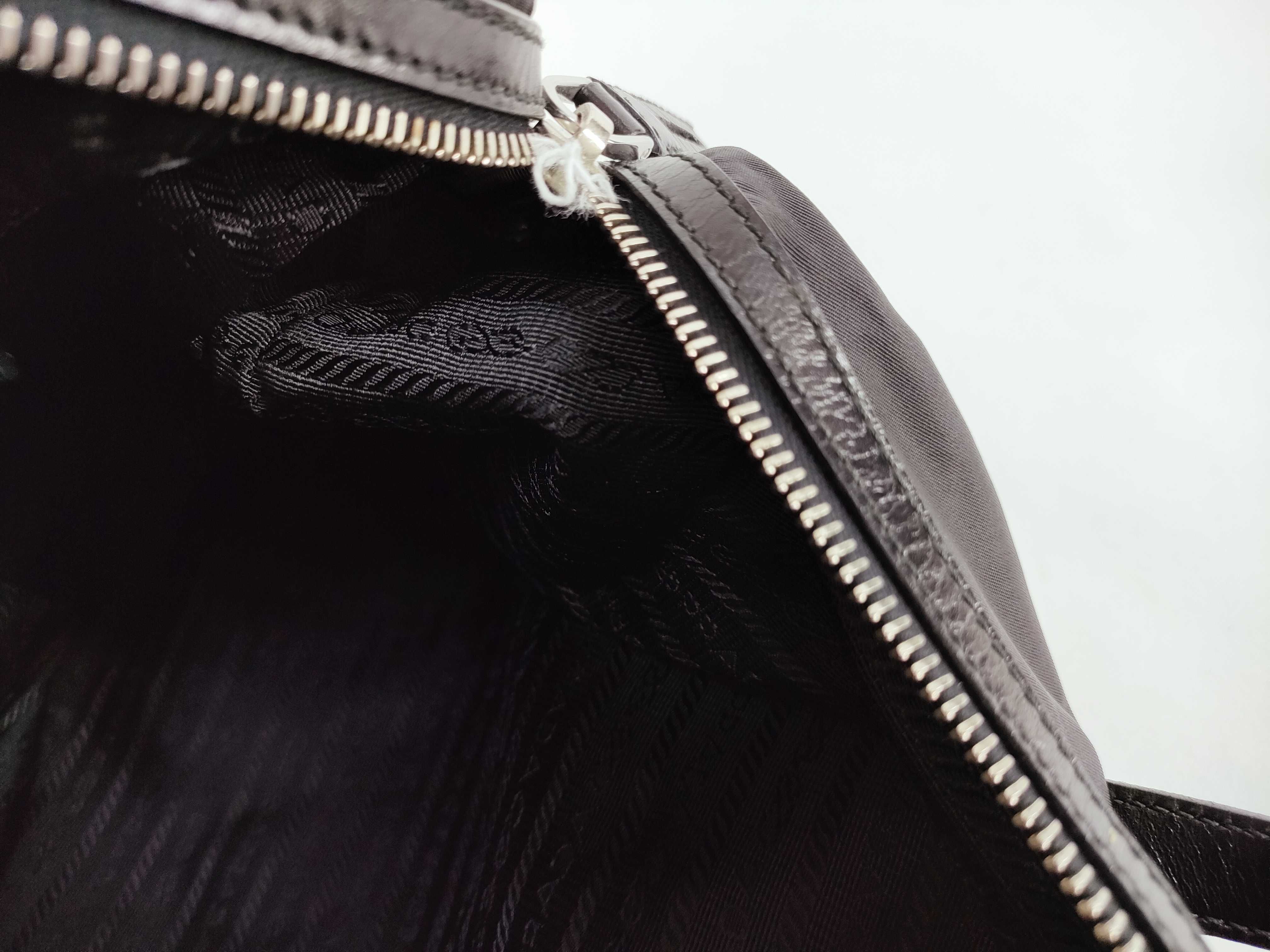 Nylon Prada Nylon Triangle Logo Tote Bag — view 10