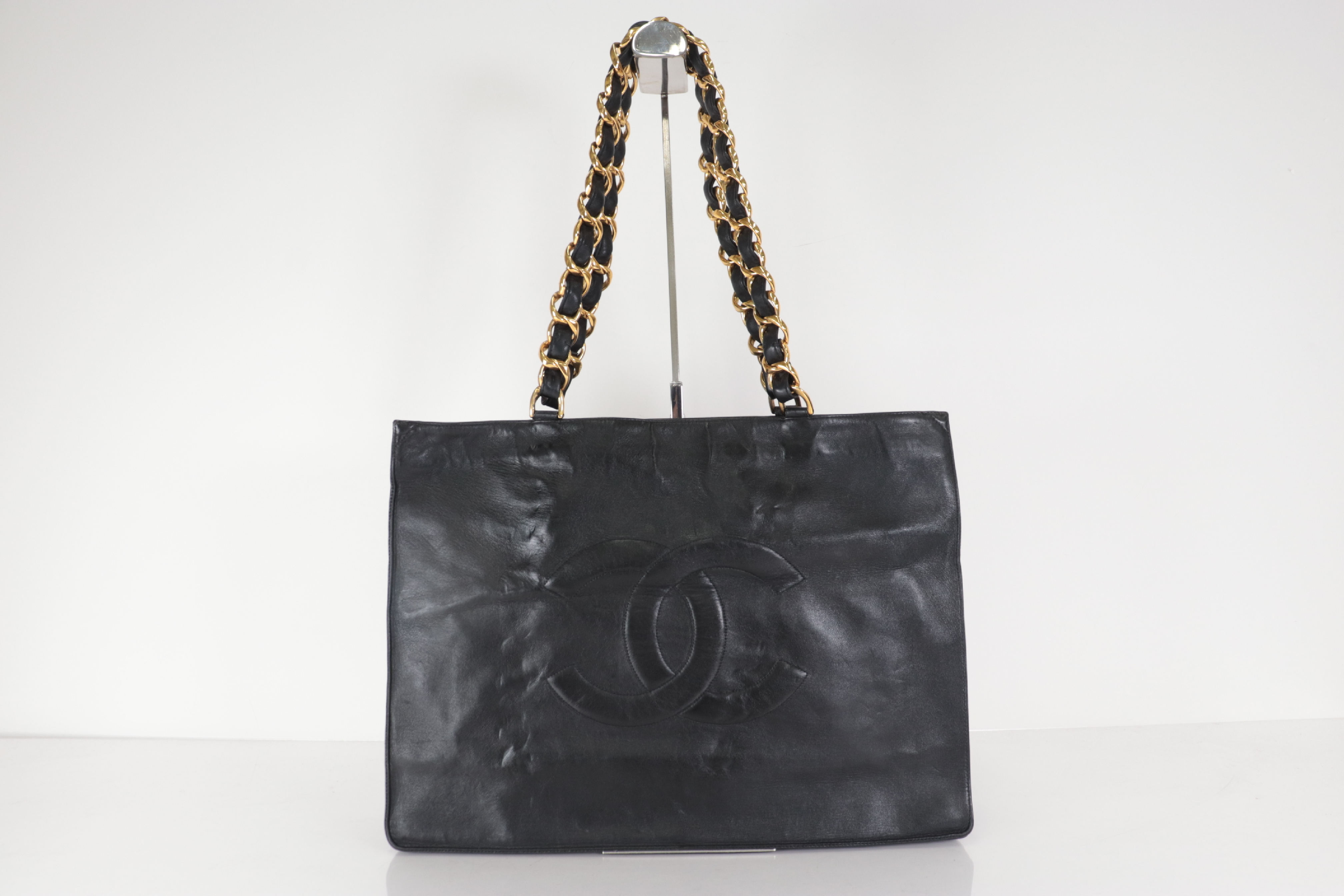 Large Coco Lamb Chain Tote Bag