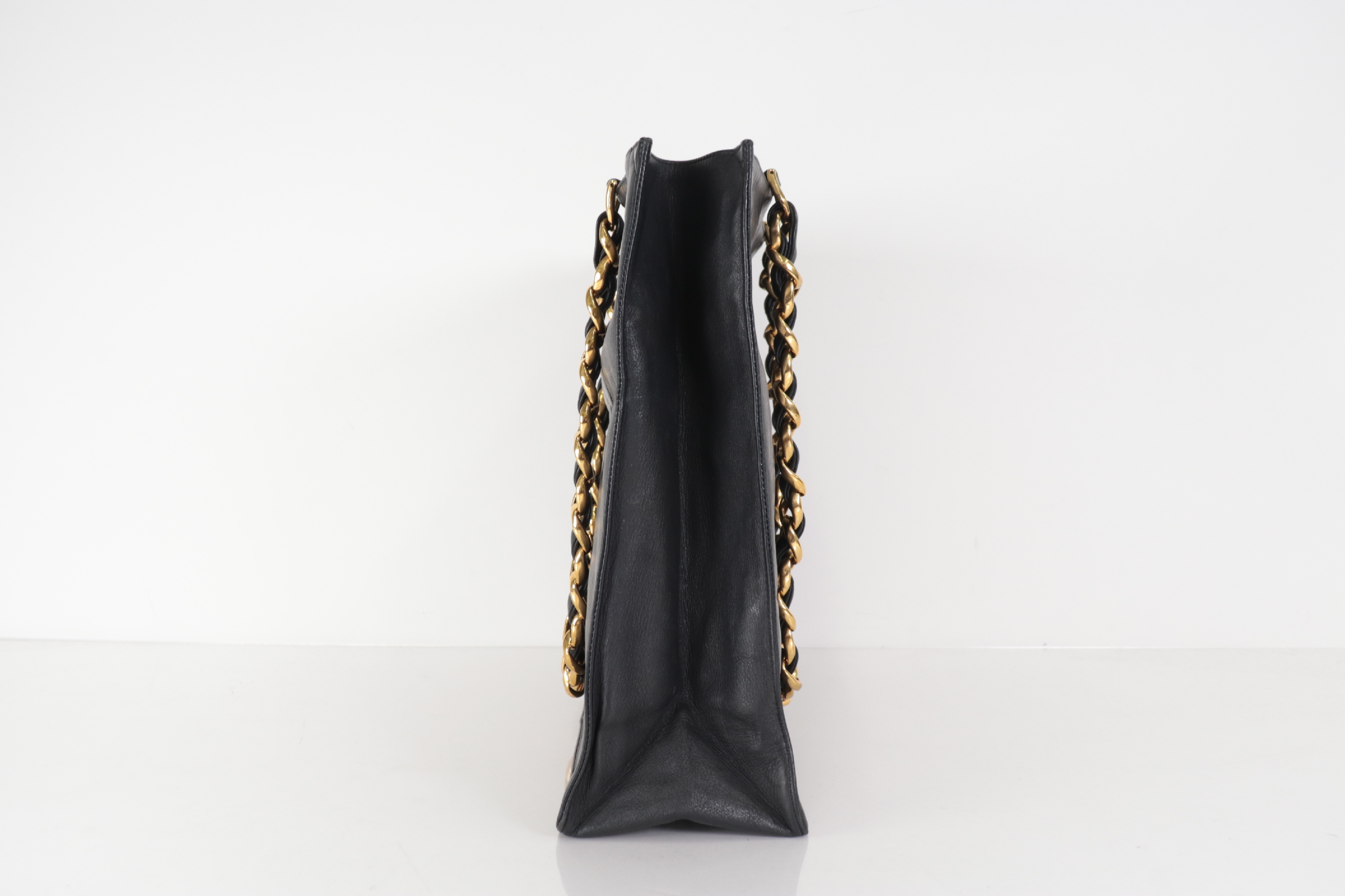Large Coco Lamb Chain Tote Bag — view 5