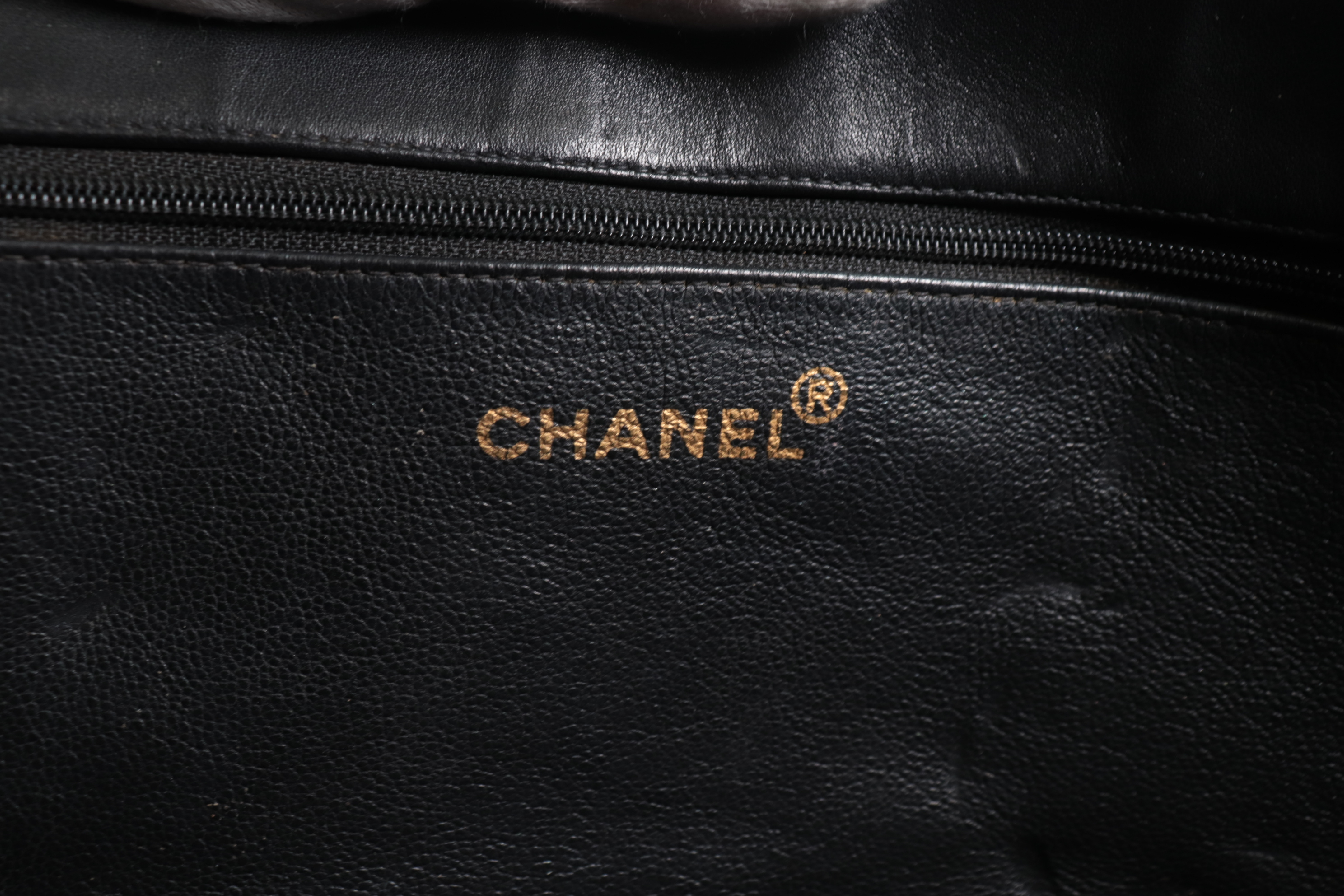 Large Coco Lamb Chain Tote Bag — view 9